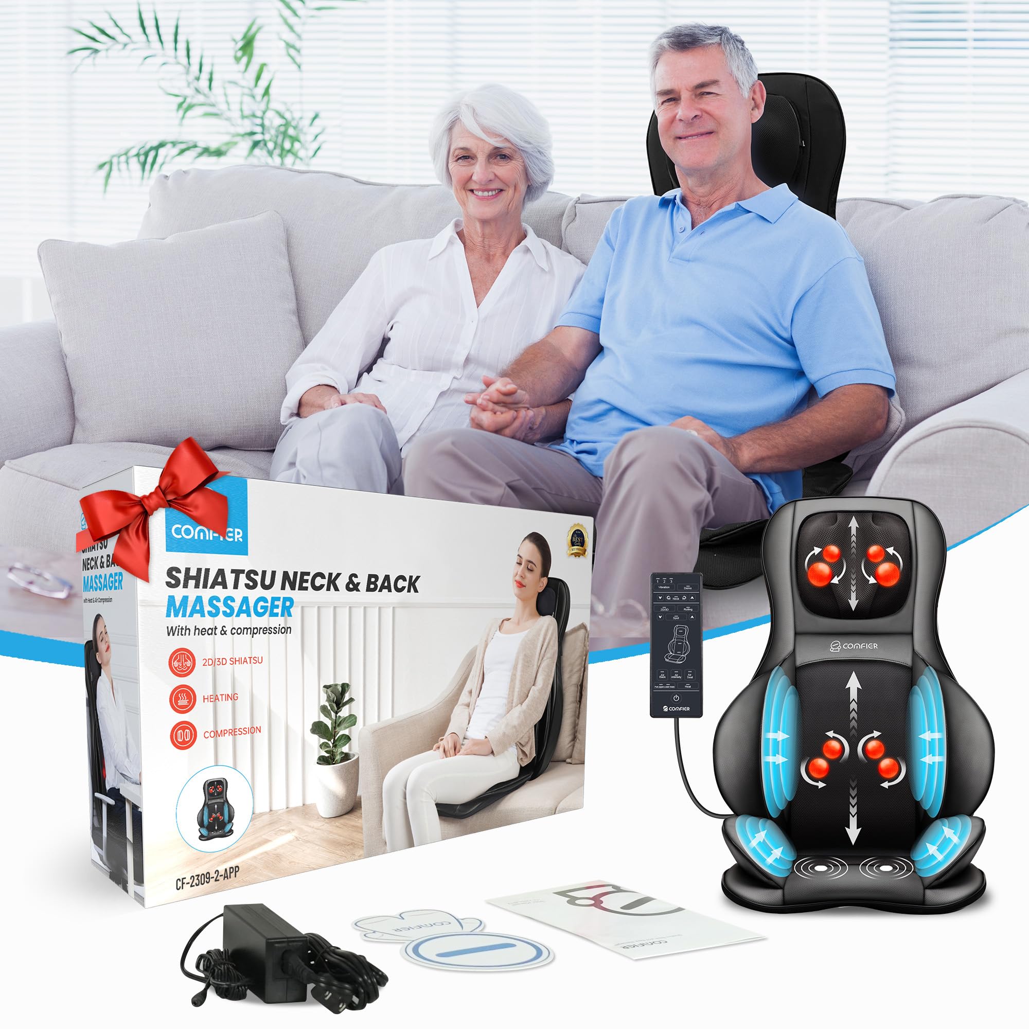 comfier-shiatsu-neck-back-massager-with-heat-2d-3d-massage-chair-pad-with-app-co image 8
