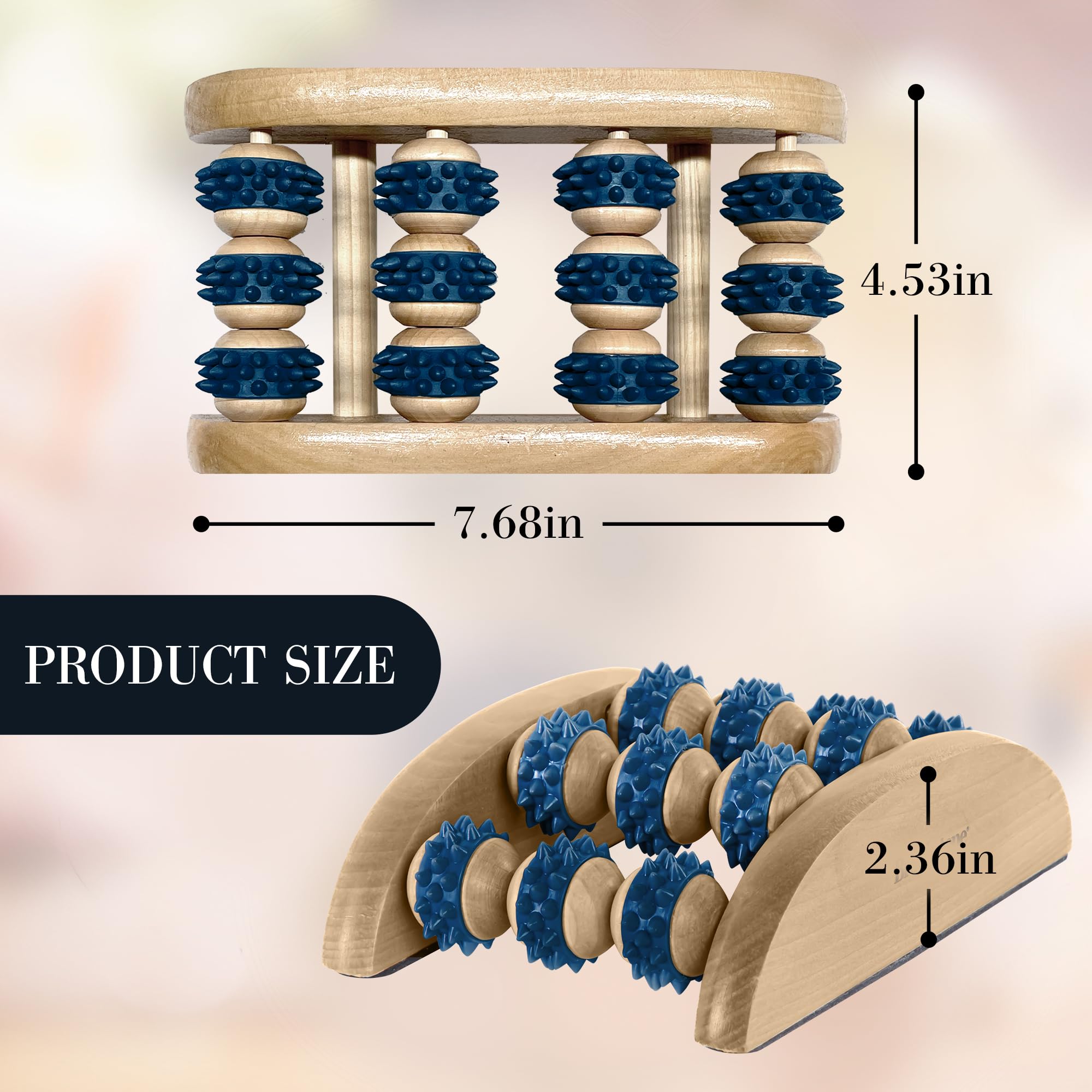 brookstone-foot-roller-massager-for-plantar-fasciitis-relief-wood-foot-massager- image 4