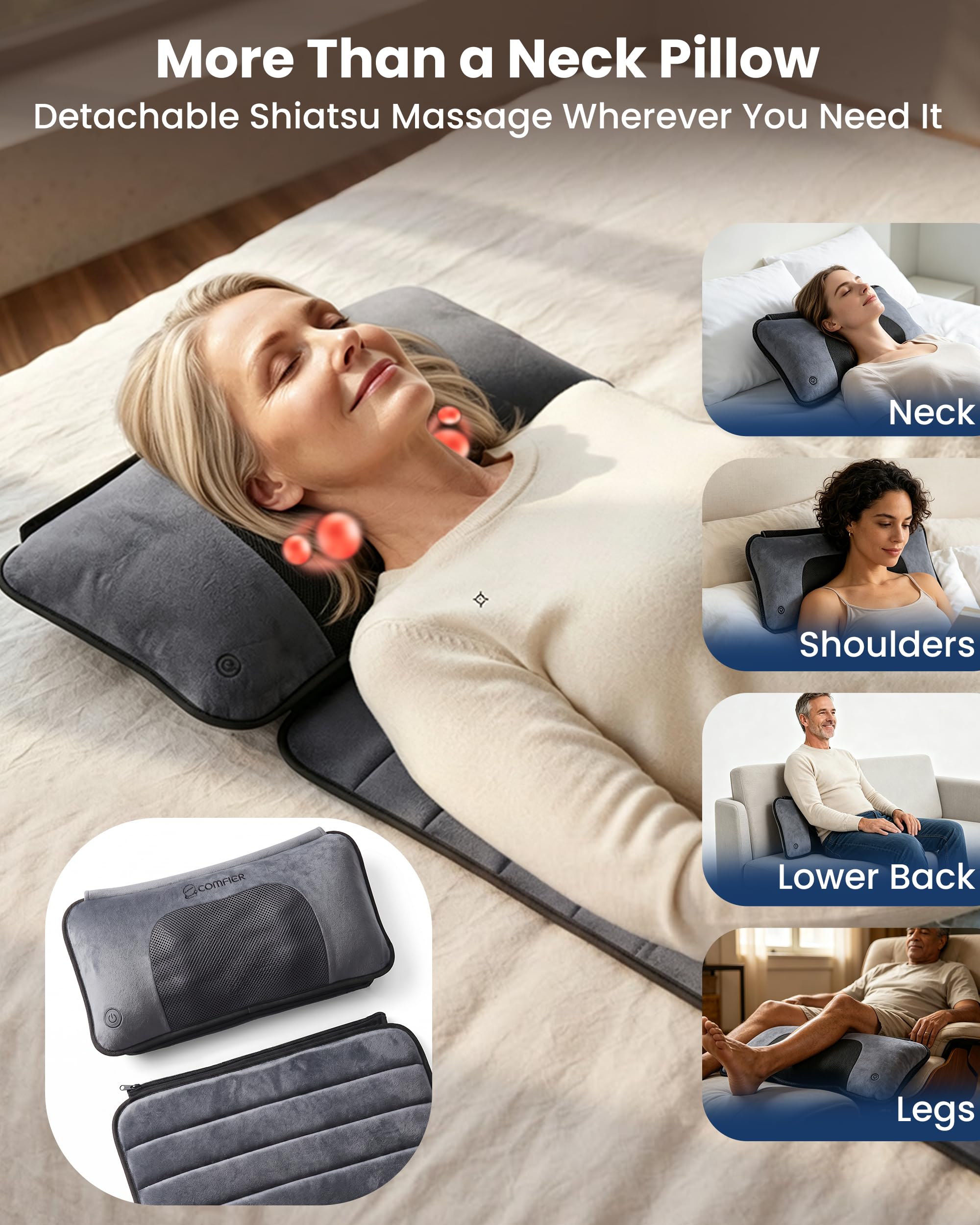 comfier-full-body-massage-mat-with-movable-neck-pillow-shiatsu-back-massager-wit image 3