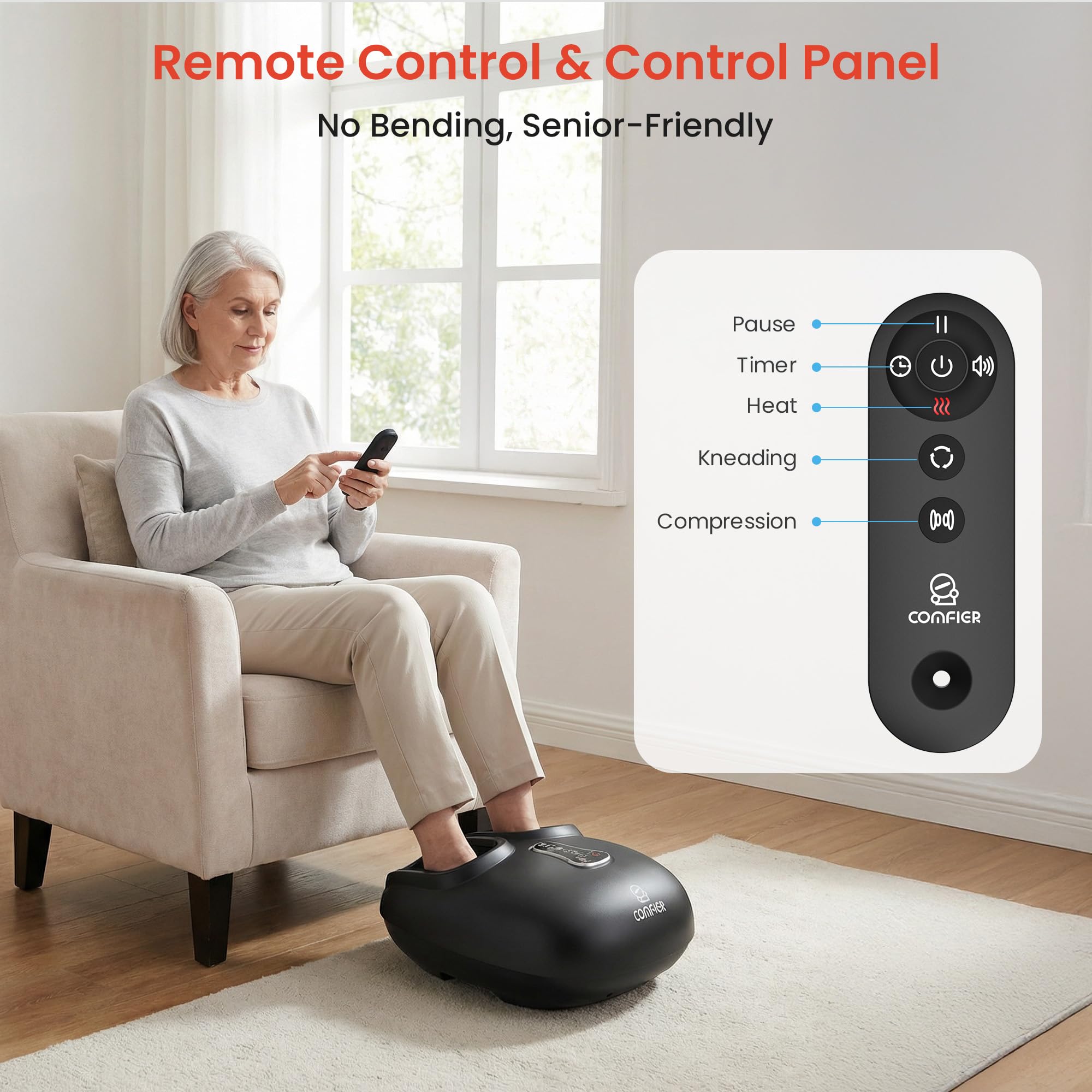comfier-foot-massager-machine-with-heat-deep-kneading-3-intensities-3-compressio image 3