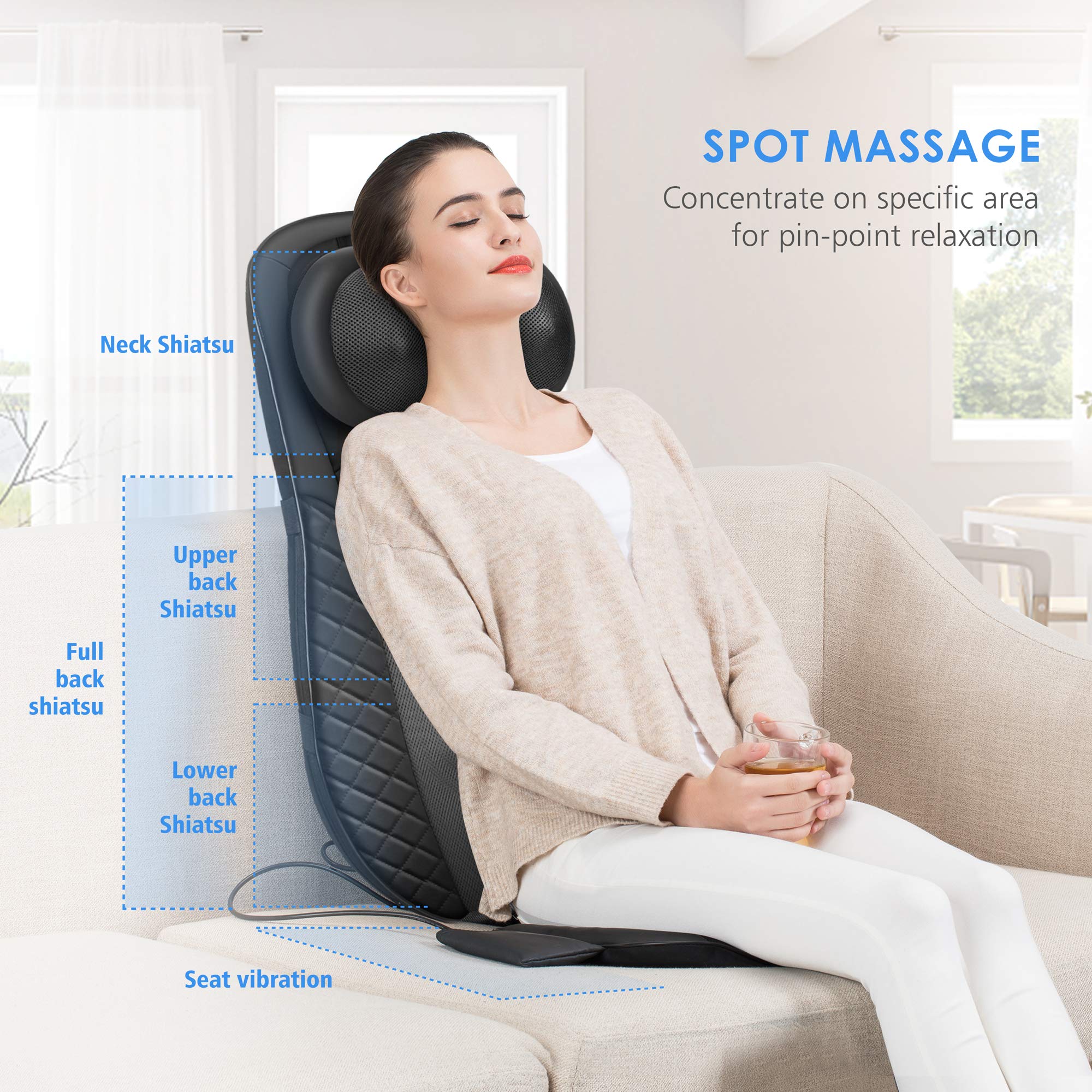 comfier-shiatsu-neck-and-back-massager-with-heat-deep-kneading-massage-chair-pad image 6