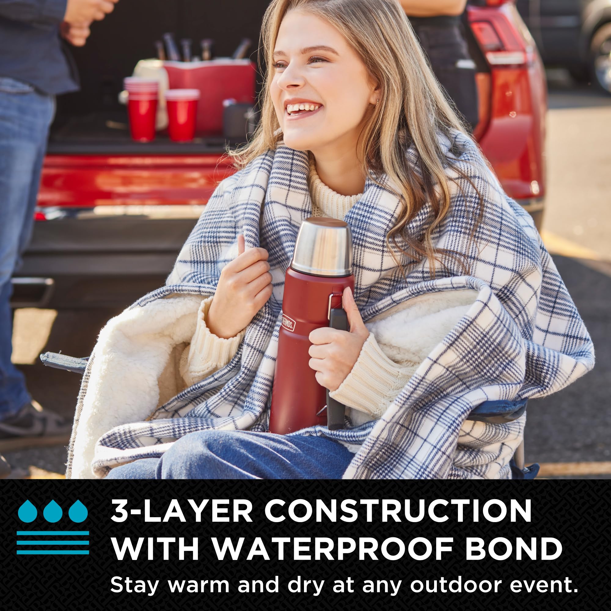 brookstone-elite-stadium-blanket-oversized-waterproof-outdoor-blanket-70-x-60-br image 3