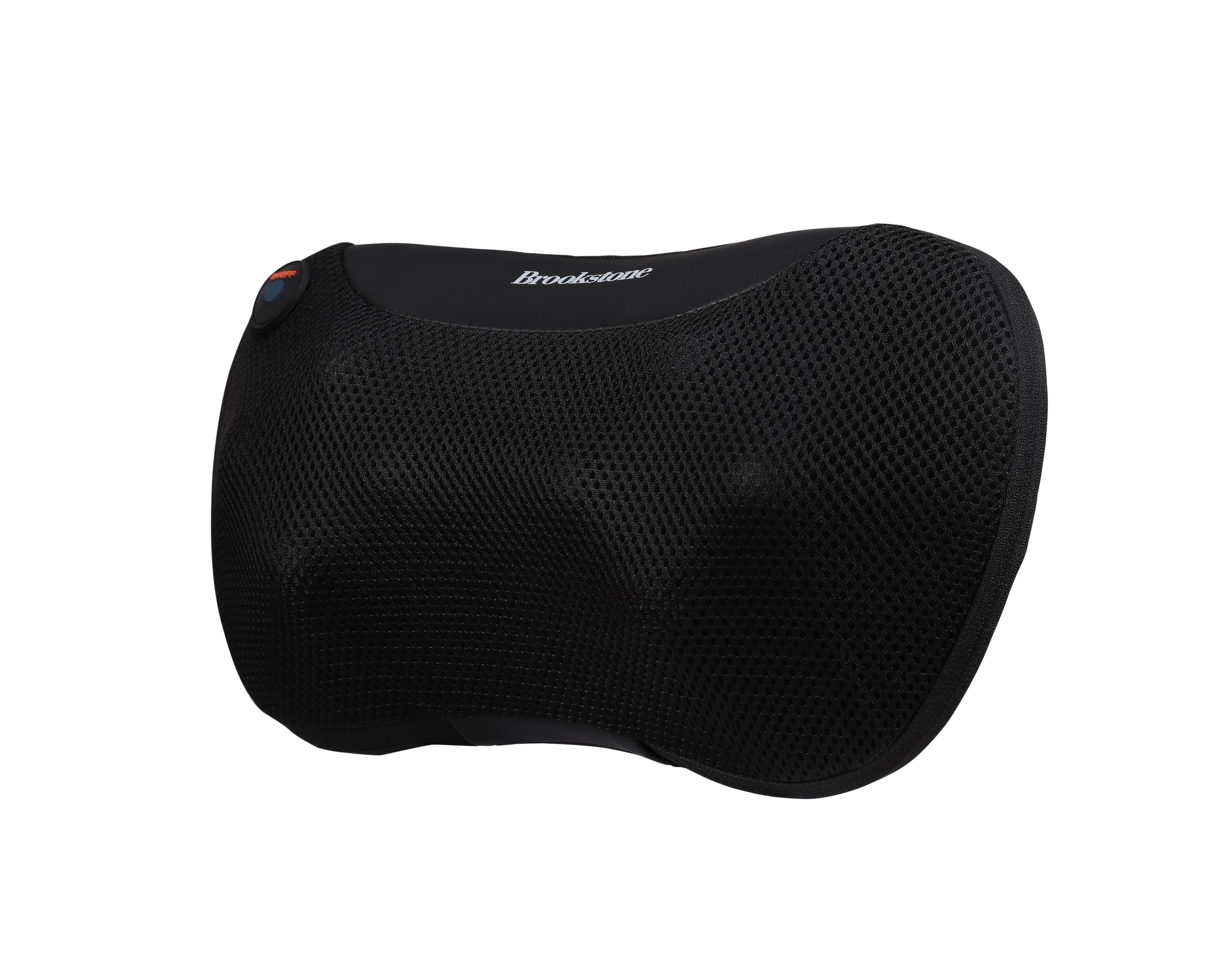 brookstone-shiatsu-neck-and-back-massager-pillow-with-heat-3d-kneading-massage-c image 3