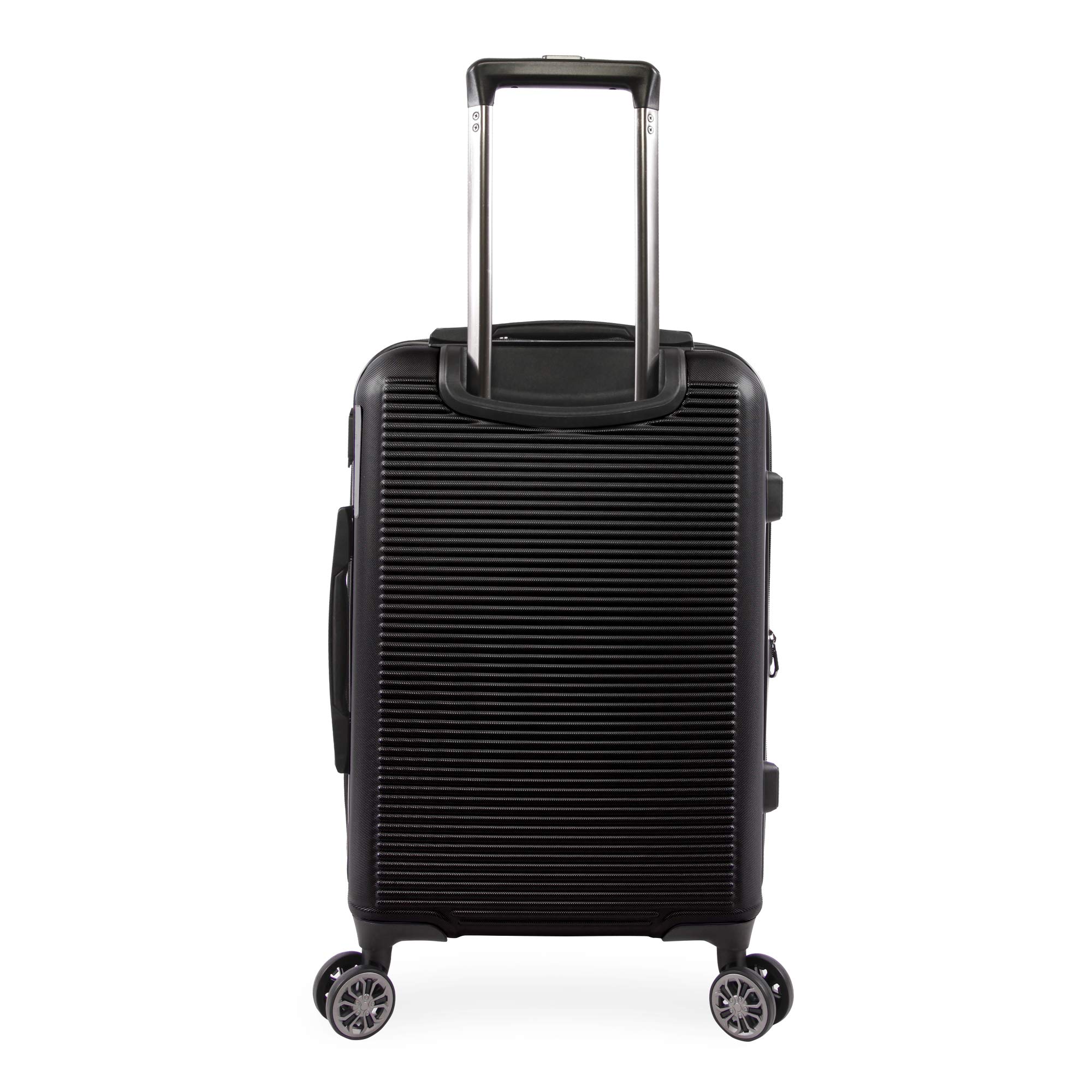 brookstone-nelson-21-spinner-suitcase-carry-on-with-usb-port-tsa-lock-expandable image 2