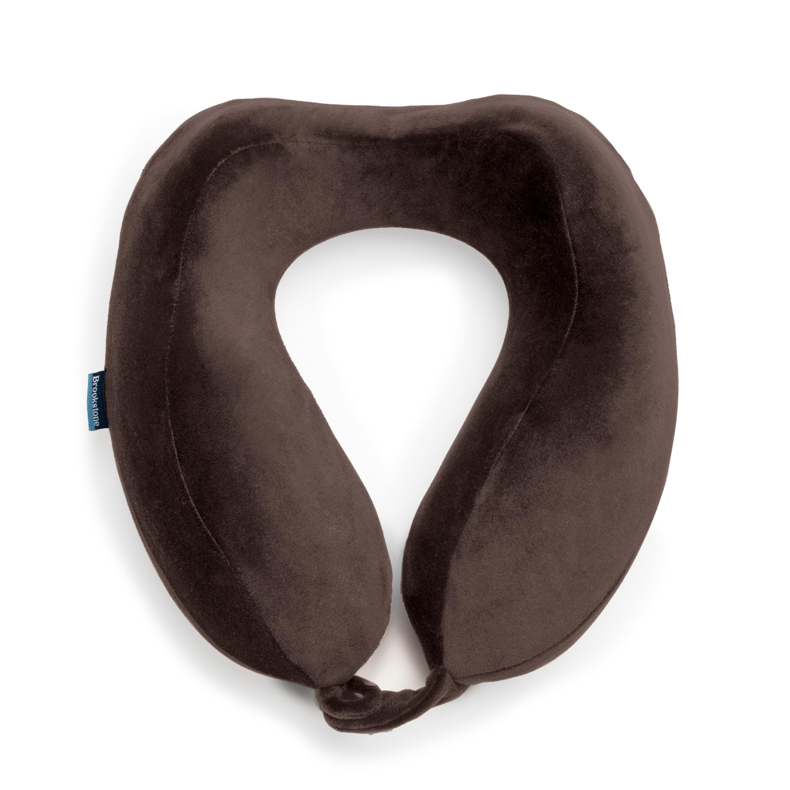 brookstone-contoured-memory-foam-neck-travel-pillow-lightweight-ergonomic-for-ai image 7