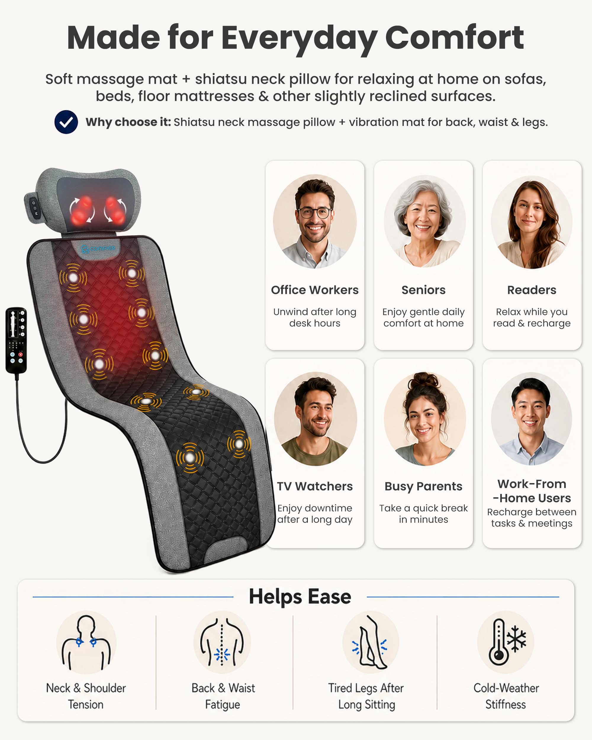 comfier-full-body-vibration-massage-mat-with-detachable-shiatsu-neck-pillow-10-m image 6