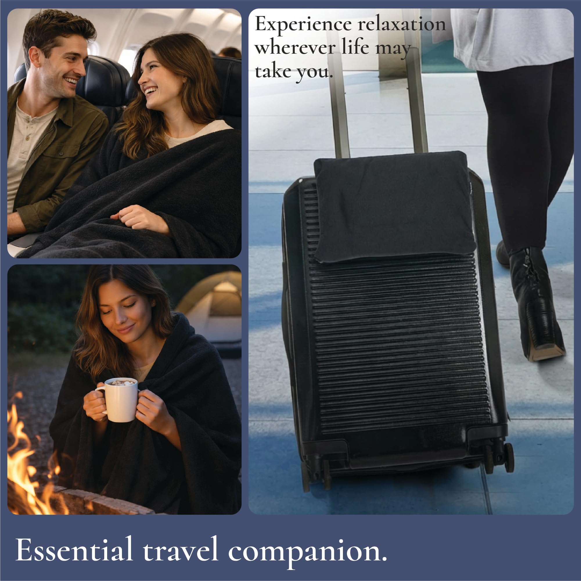 brookstone-travel-blanket-with-foot-pocket-super-soft-fleece-throw-lightweight-c image 6