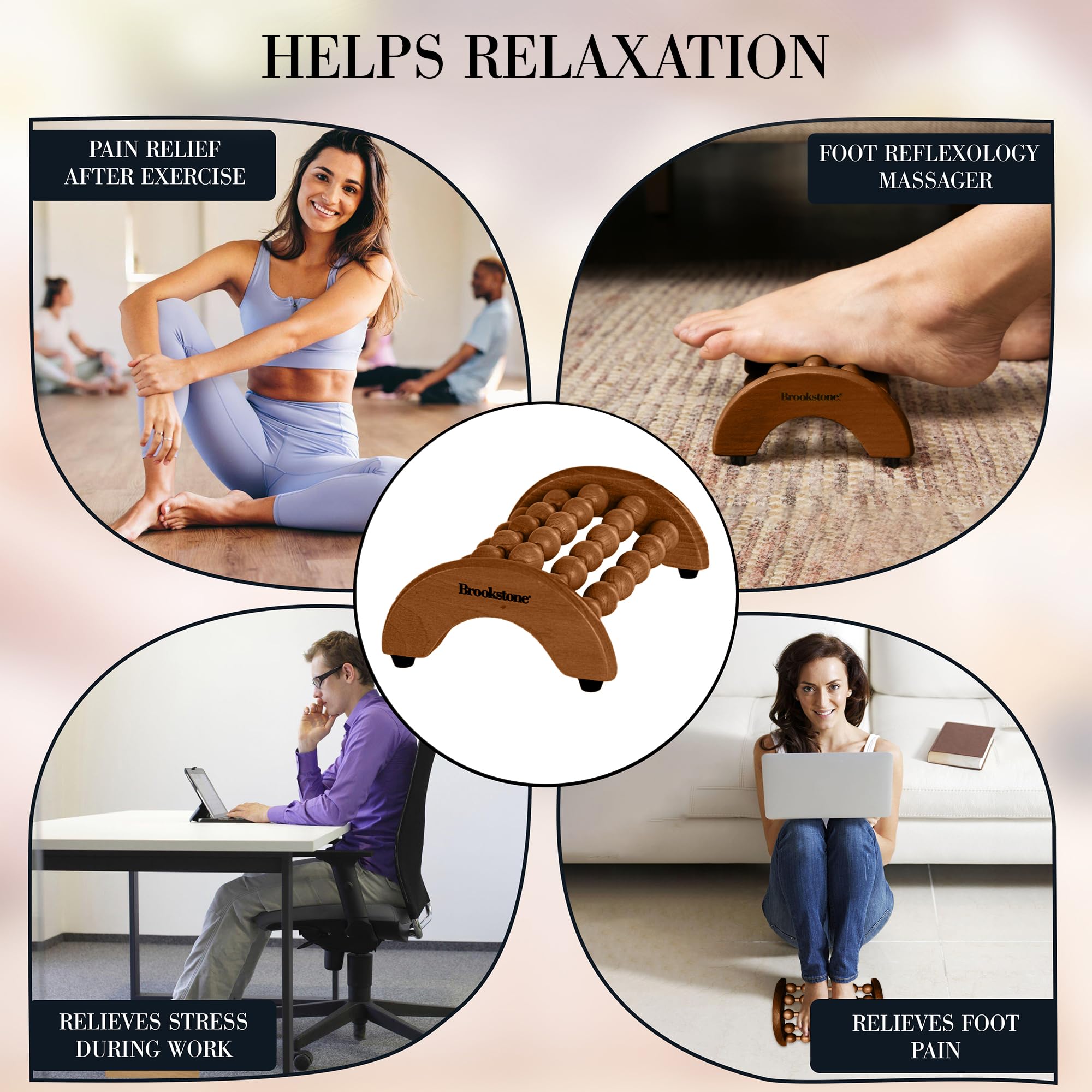 brookstone-wood-foot-massager-wooden-massage-roller-for-reflexology-stress-relie image 3