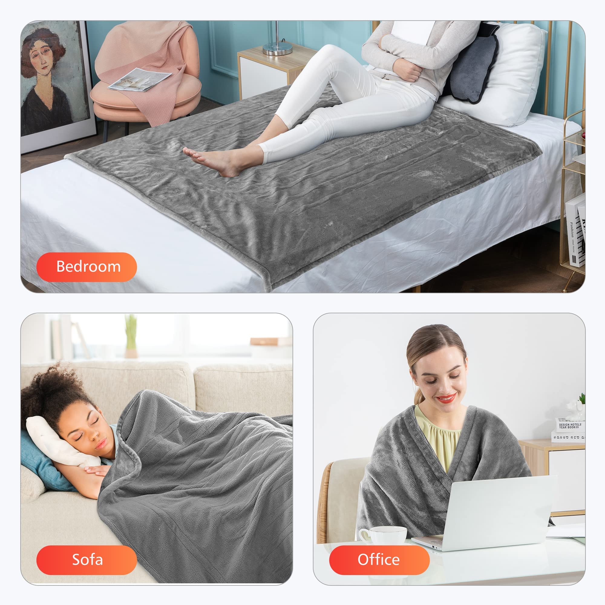 comfier-electric-blanket-throw-with-3-heat-levels-4-hour-auto-shut-off-50-x60-fl image 4