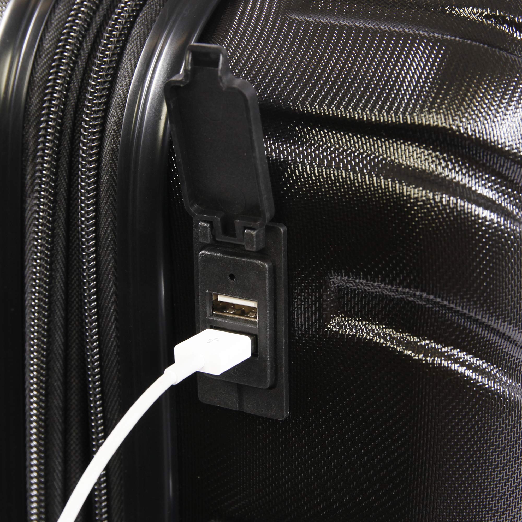 brookstone-brett-21-spinner-suitcase-carry-on-with-usb-port-tsa-lock-expandable image 8