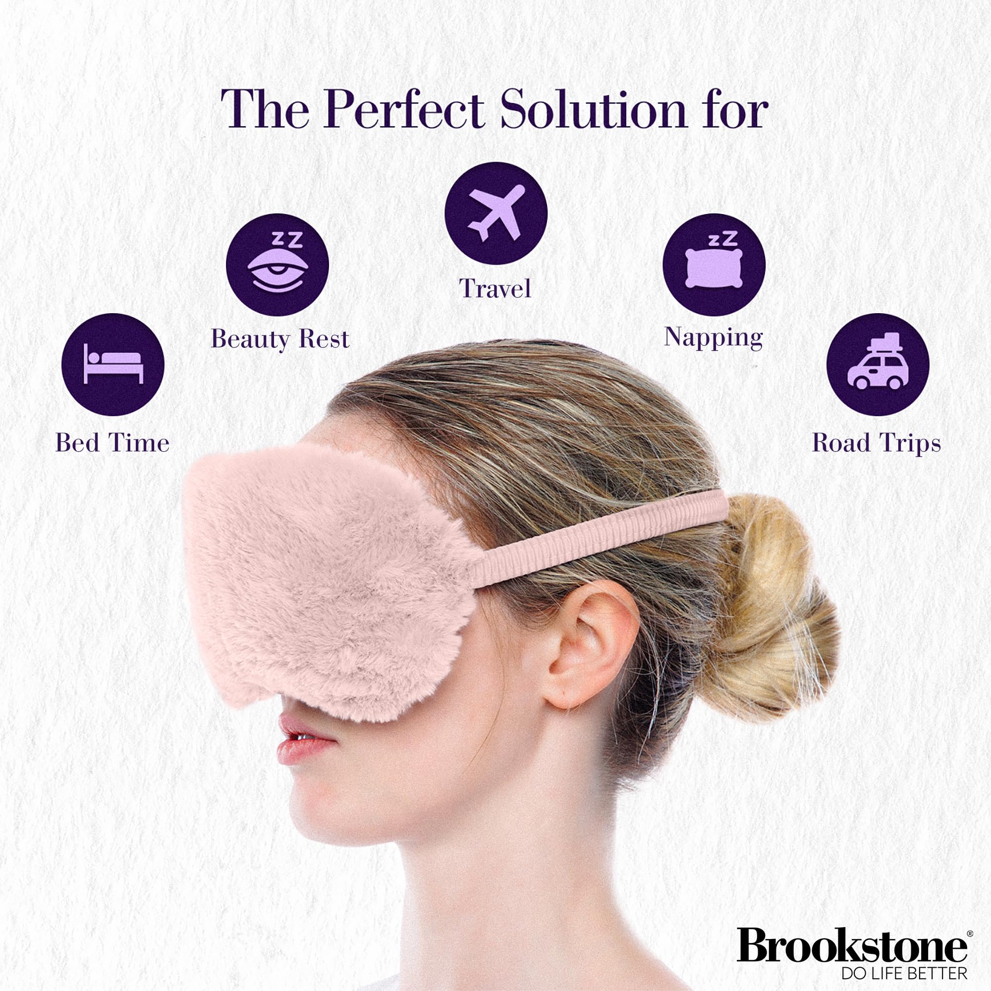 brookstone-eye-mask-for-hot-cold-therapy-lavender-infused-weighted-sleeping-mask image 4