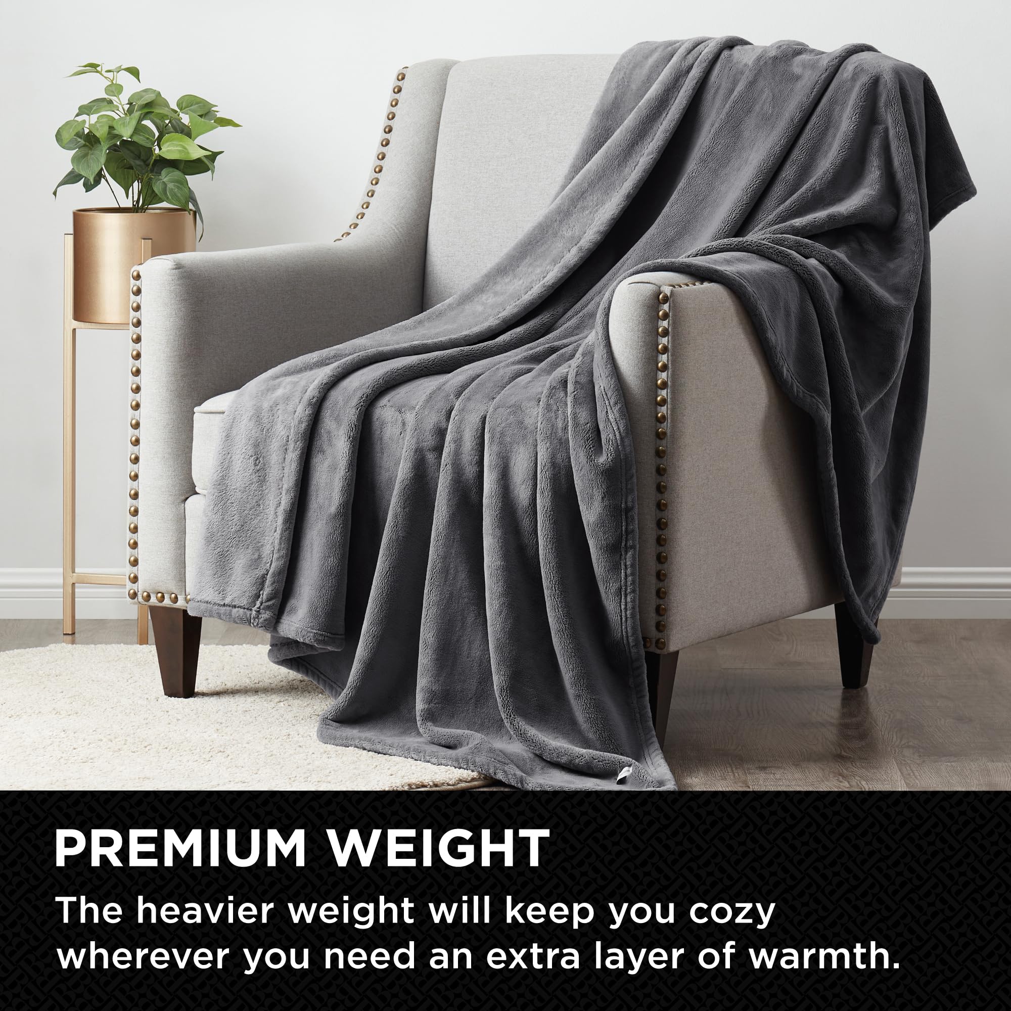 brookstone-nap-plush-throw-blanket-oversized-60x70-premium-weight-500-gsm-super- image 3