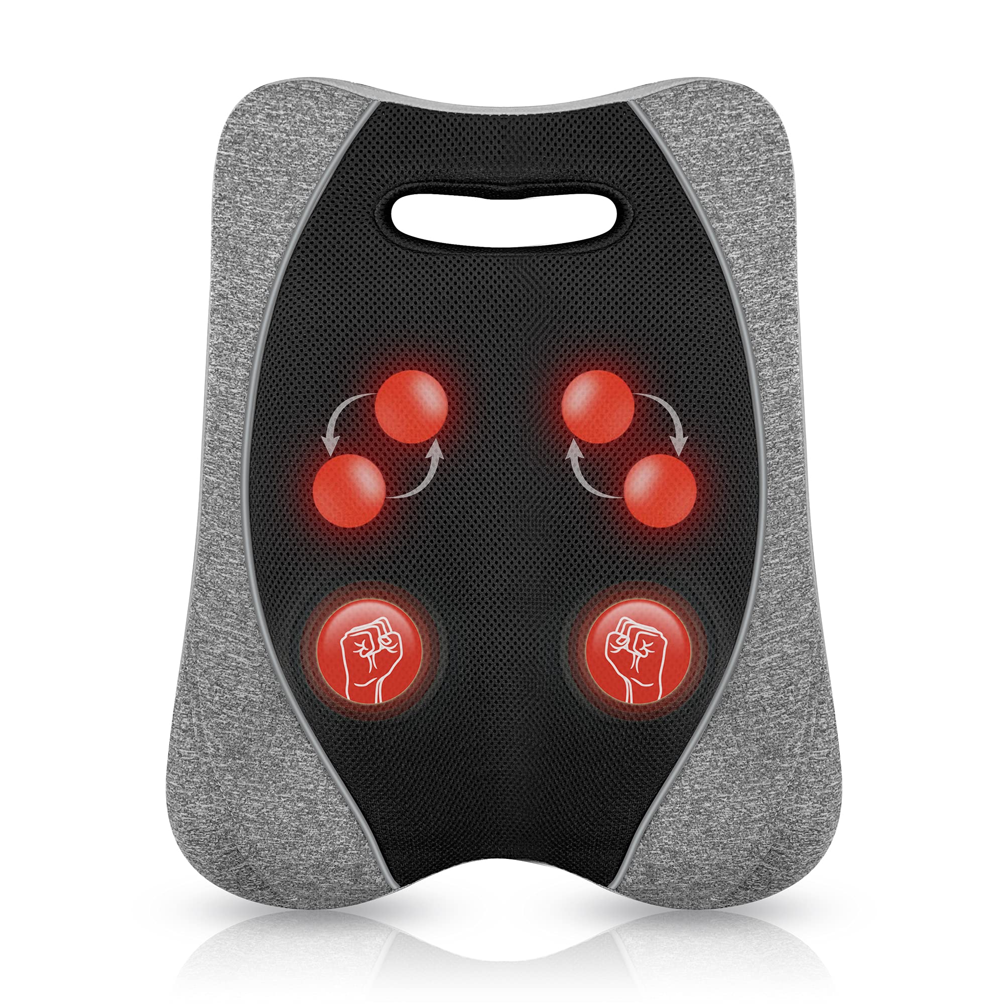 comfier-back-massager-with-heat-percussion-shiatsu-seat-massage-chair-pad-for-pa image 1