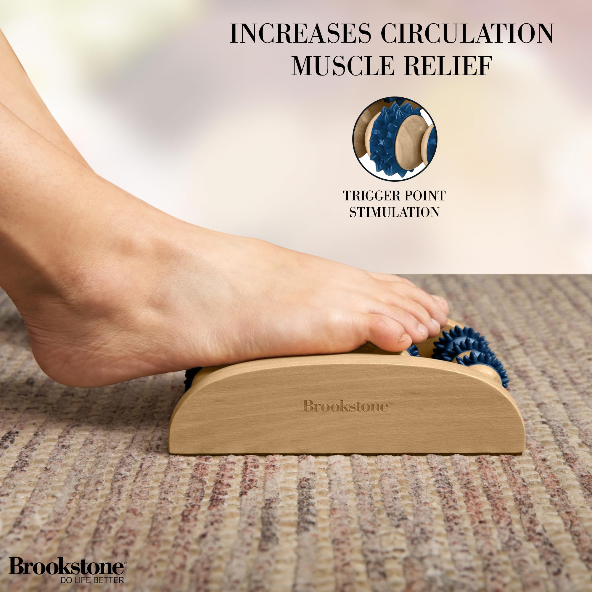 brookstone-foot-roller-massager-for-plantar-fasciitis-relief-wood-foot-massager- image 5