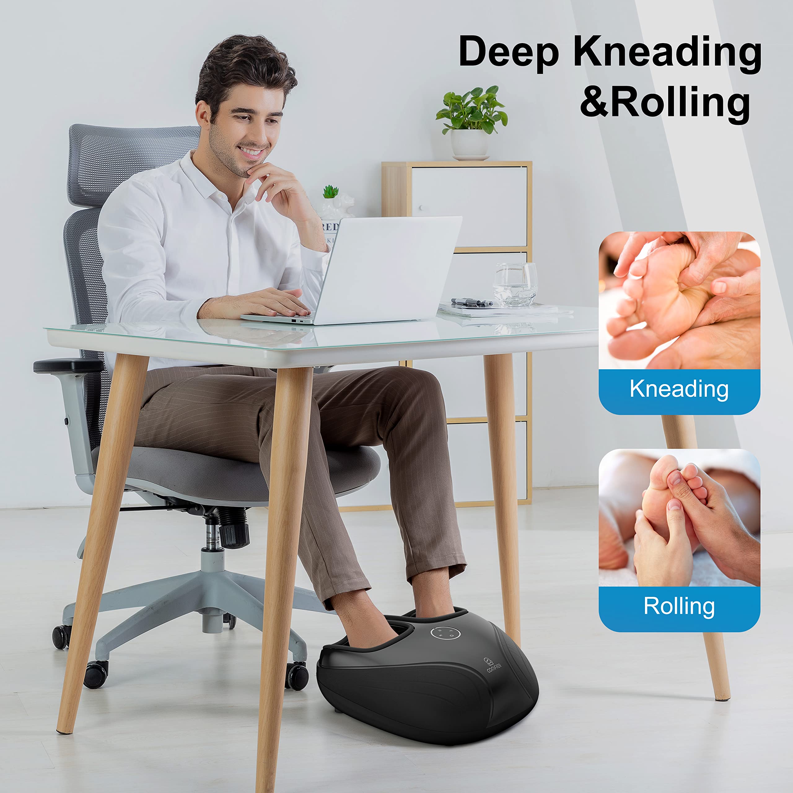 comfier-shiatsu-foot-massager-with-heat-kneading-compression-for-neuropathy-and- image 2