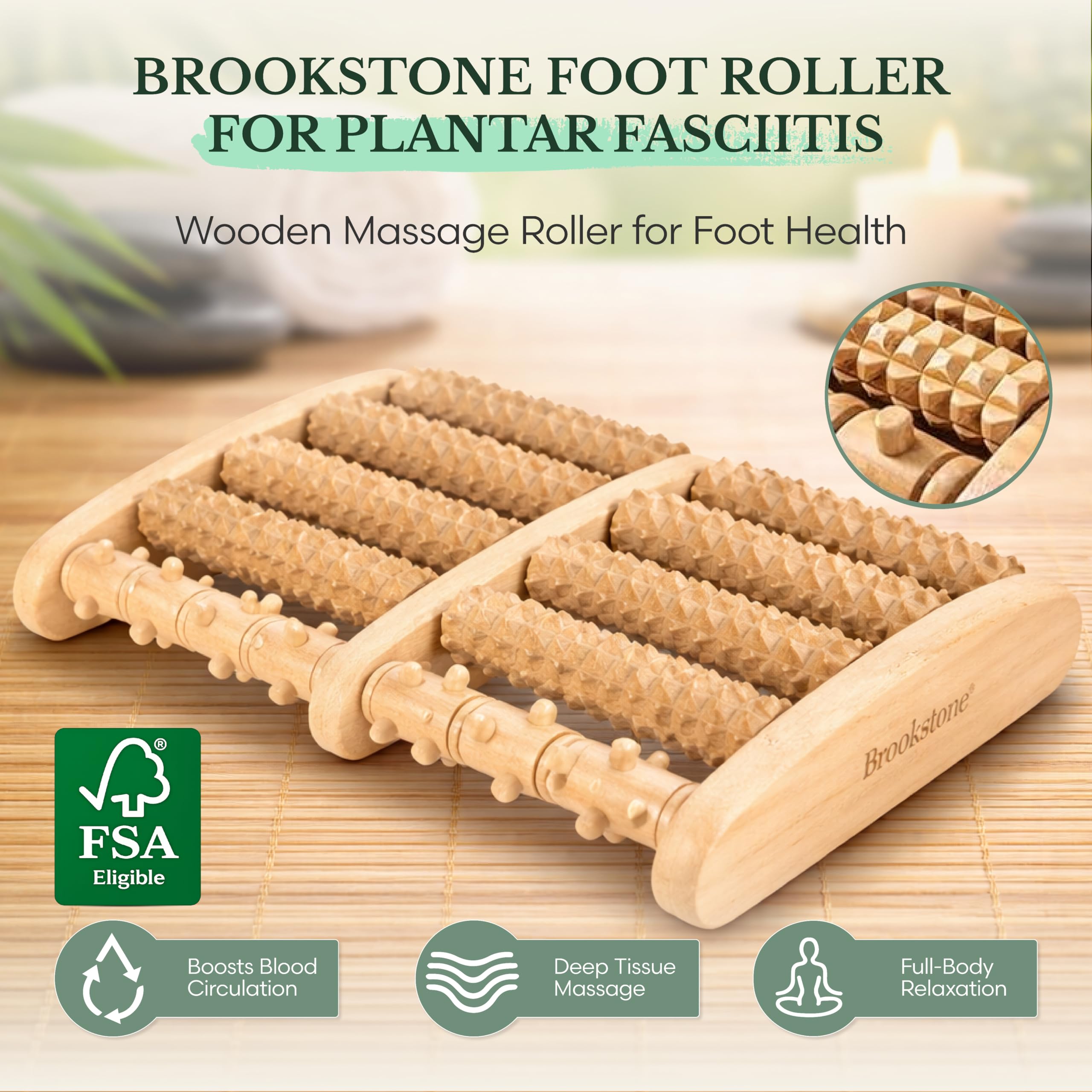 brookstone-wooden-foot-roller-massager-for-plantar-fasciitis-neuropathy-relief-m image 3