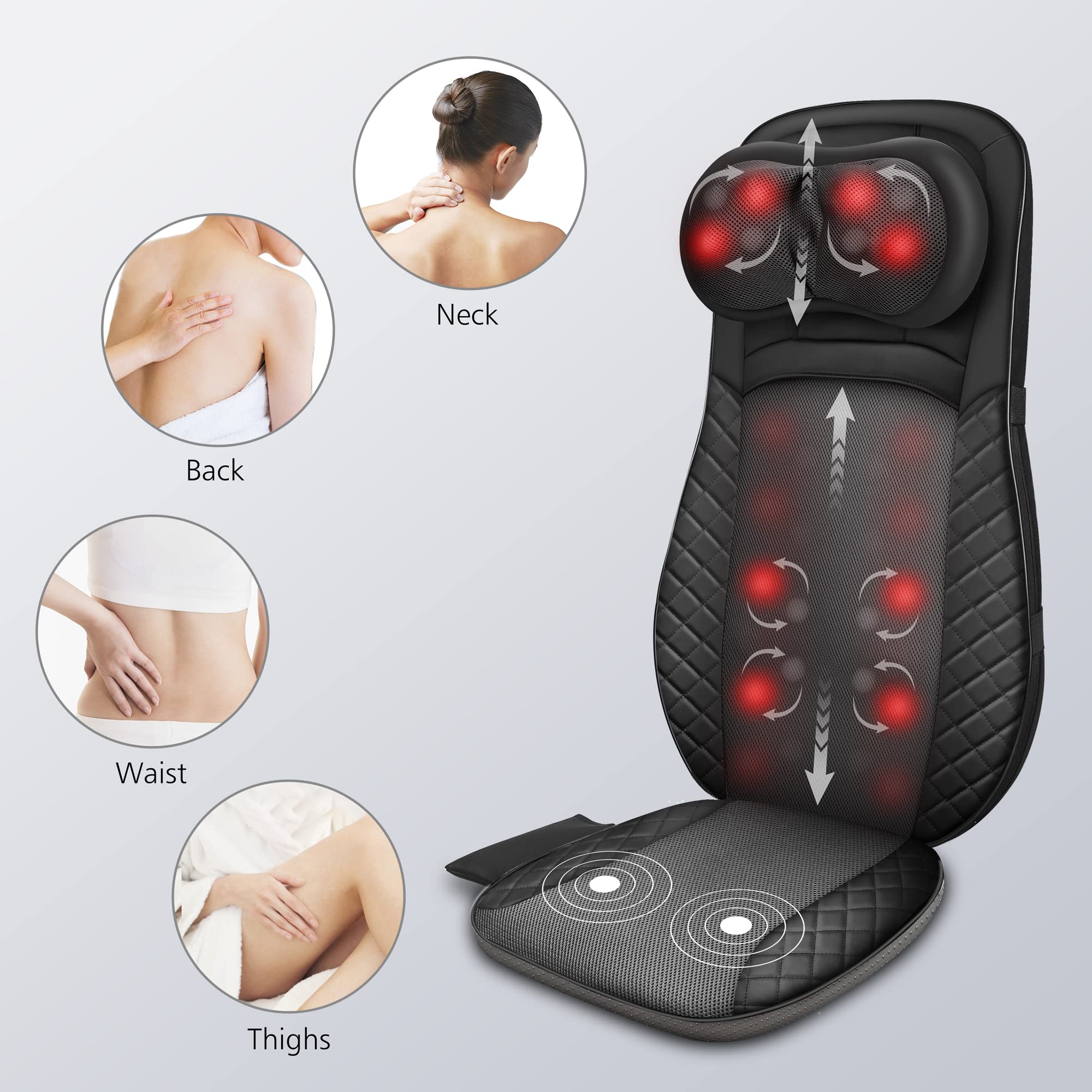 comfier-shiatsu-neck-and-back-massager-with-heat-deep-kneading-massage-chair-pad image 5