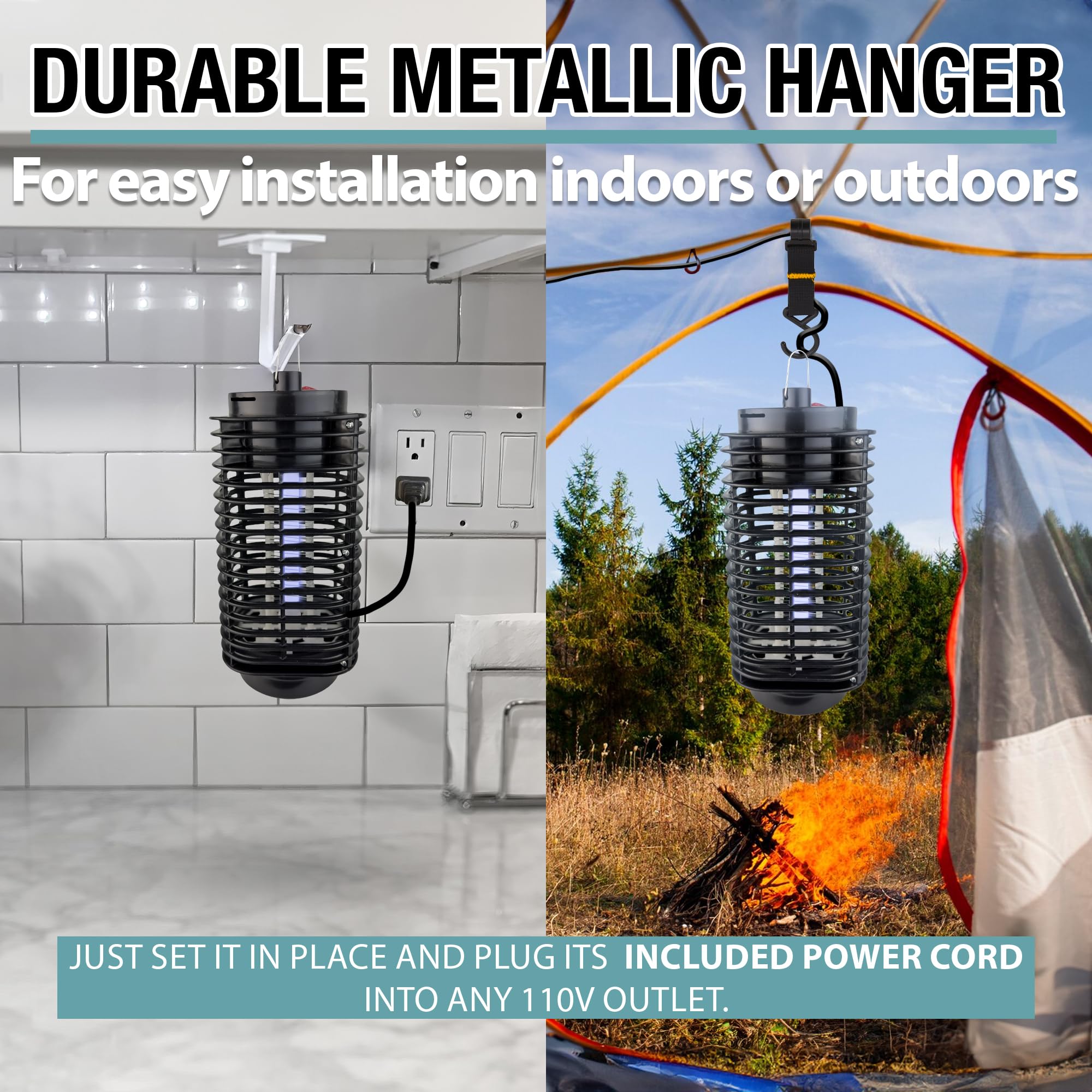 brookstone-indoor-outdoor-bug-zapper-1800v-power-grid image 4