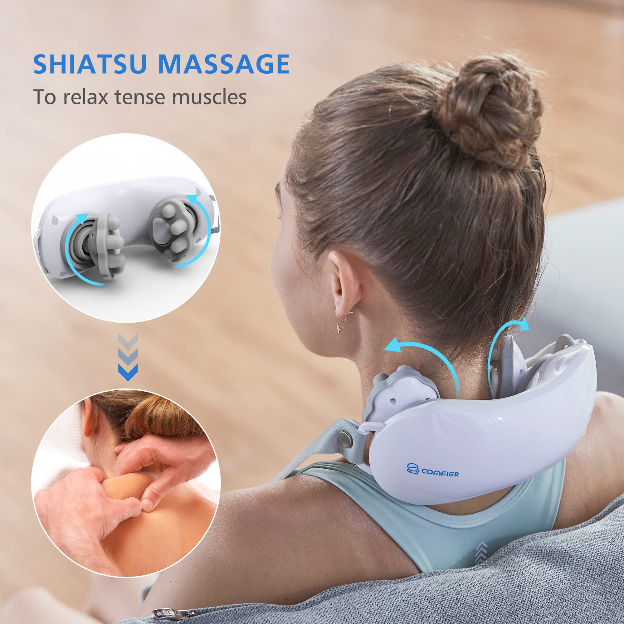 comfier-shiatsu-neck-massager-with-heat-portable-cordless-back-massage-pillow-re image 2