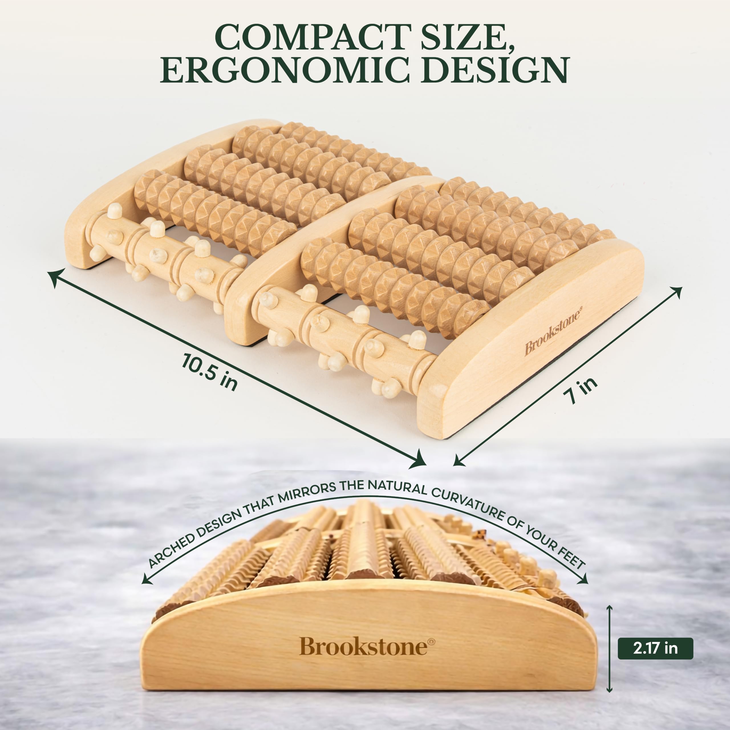 brookstone-wooden-foot-roller-massager-for-plantar-fasciitis-neuropathy-relief-m image 4