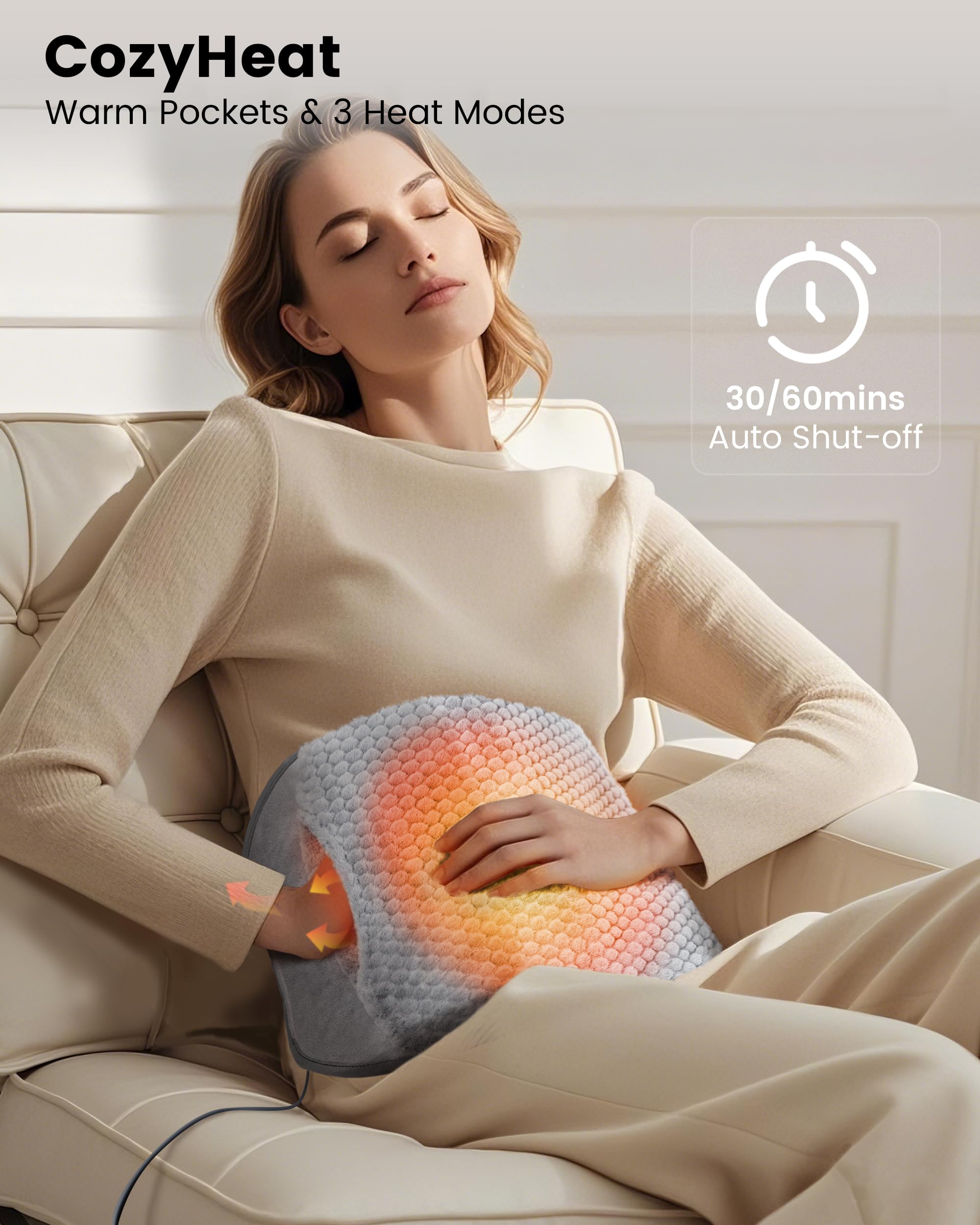 comfier-extra-large-heating-pad-with-massager-corded-heated-waist-belt-with-vibr image 2