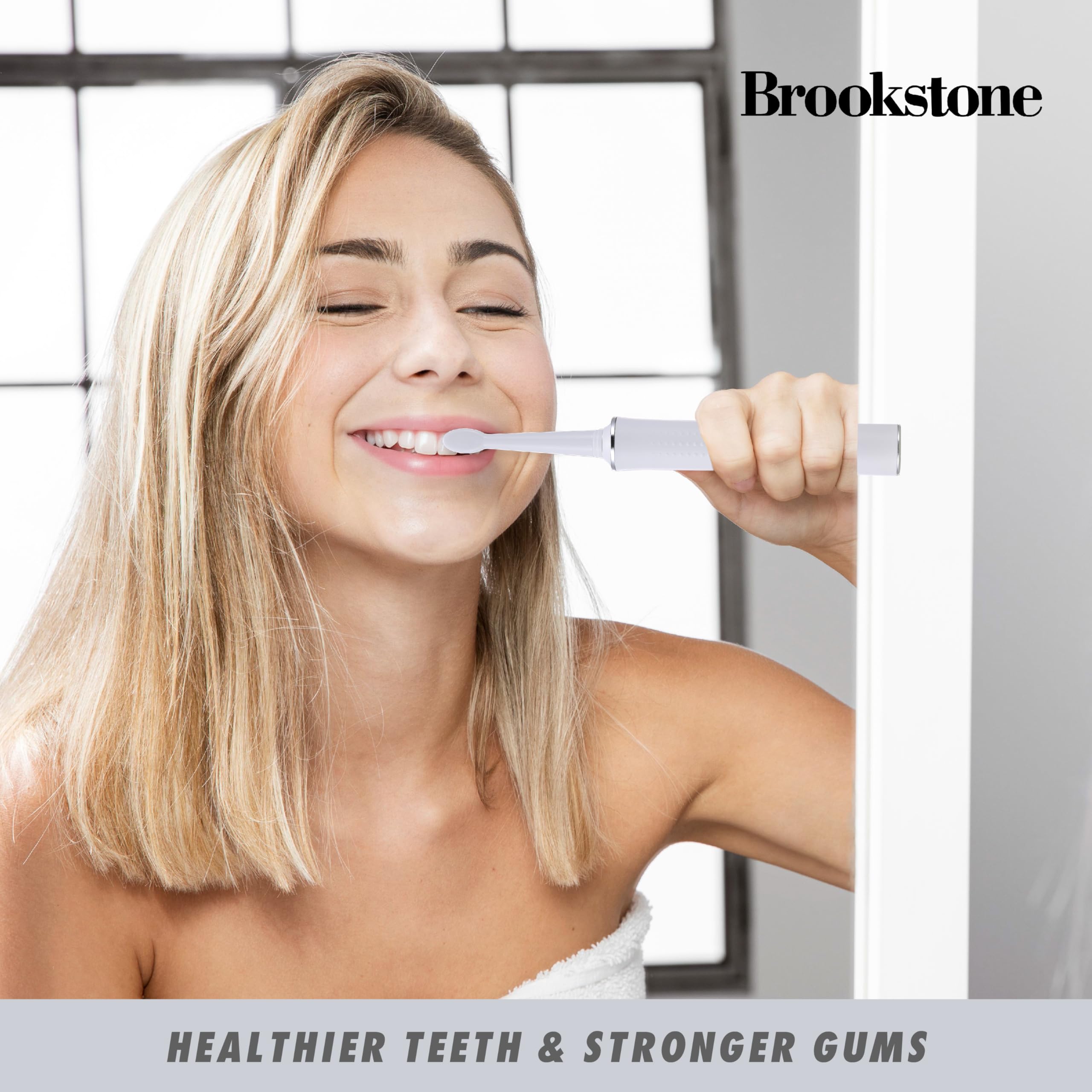 brookstone-sonic-electric-power-toothbrush-5-brushing-modes-with-2-minute-timer- image 5