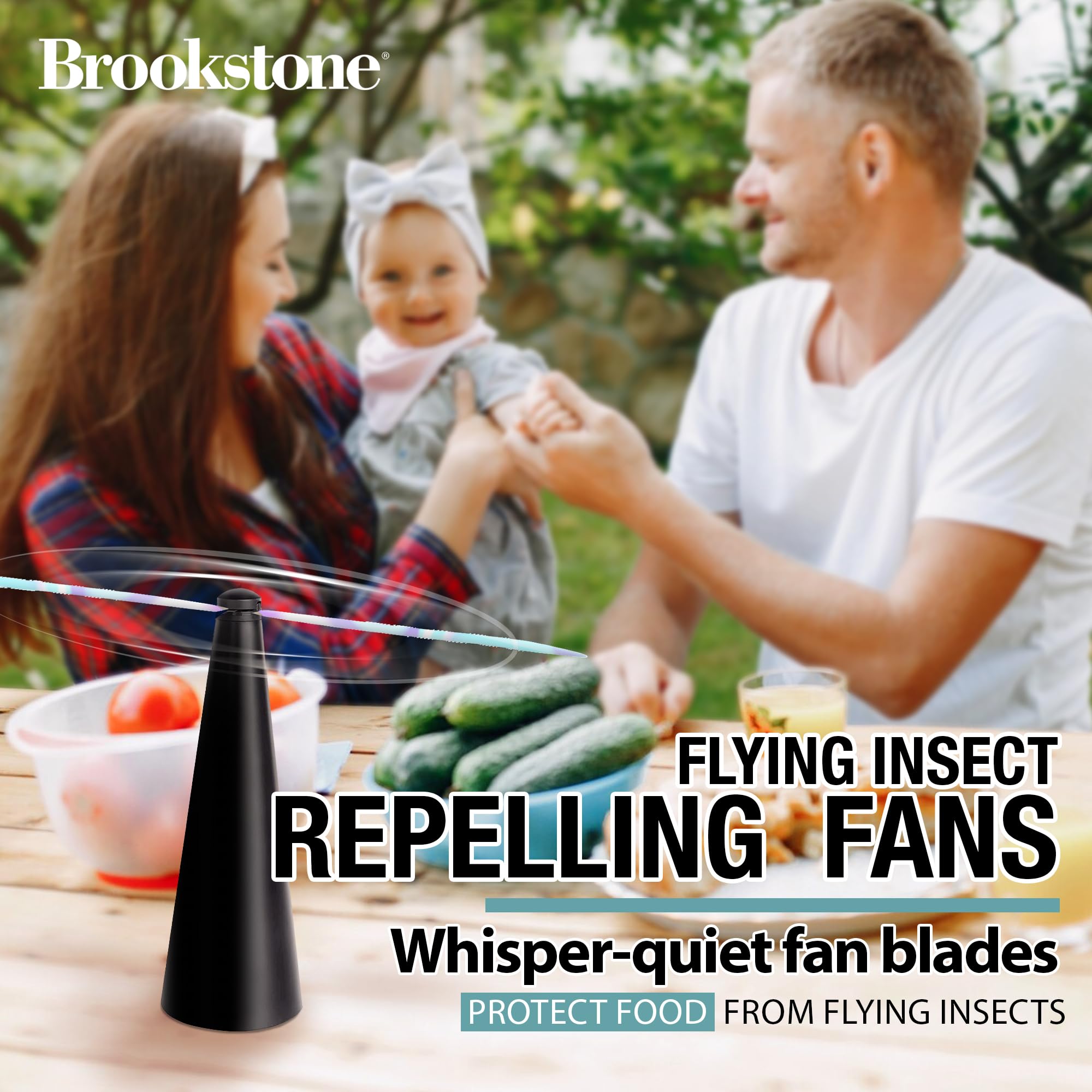brookstone-battery-powered-insect-repelling-fan-2-pack image 2