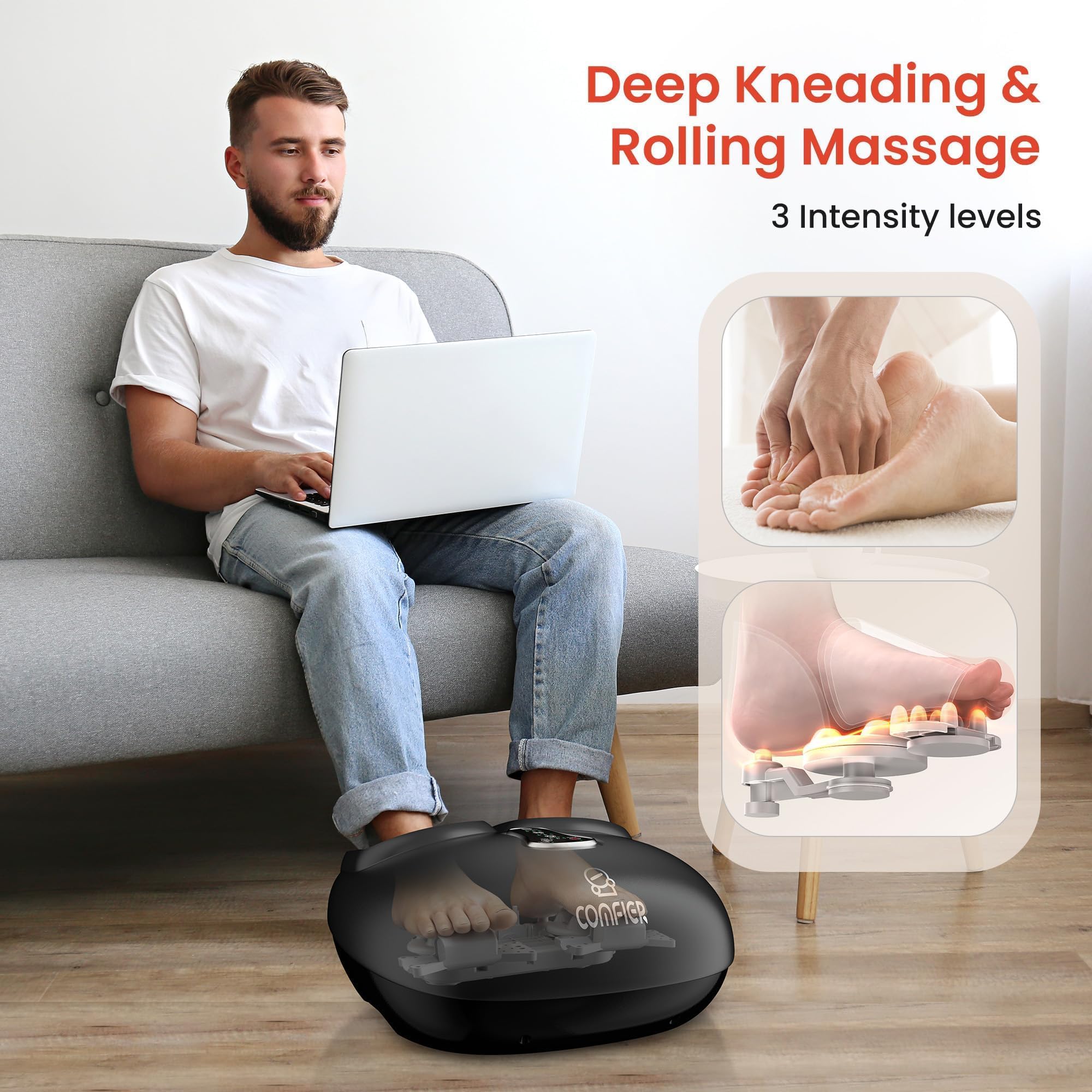 comfier-shiatsu-foot-massager-with-heat-compression-vibration-remote-control-fit image 6