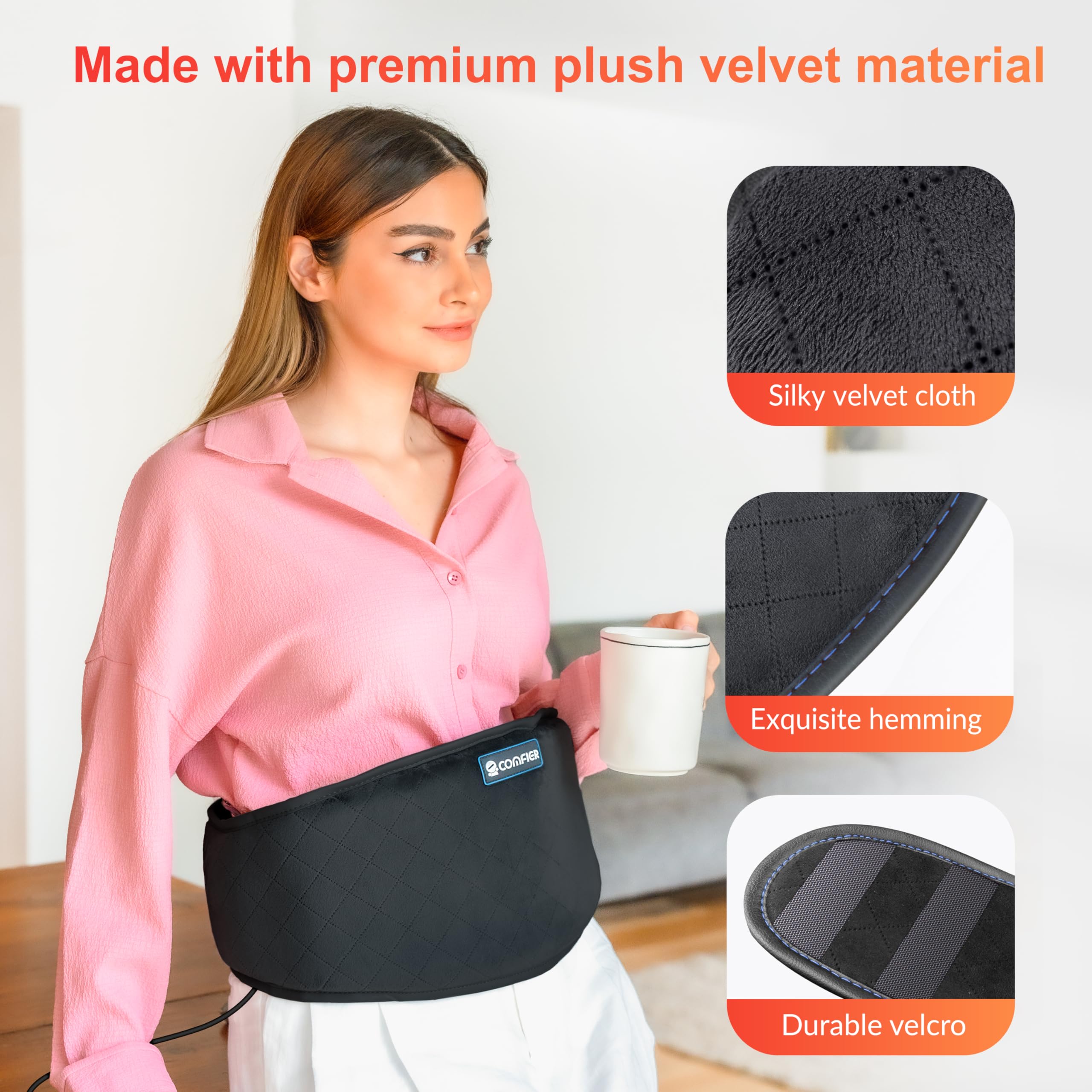 comfier-electric-heating-pad-for-back-pain-with-vibration-massage-plug-in-lower- image 6
