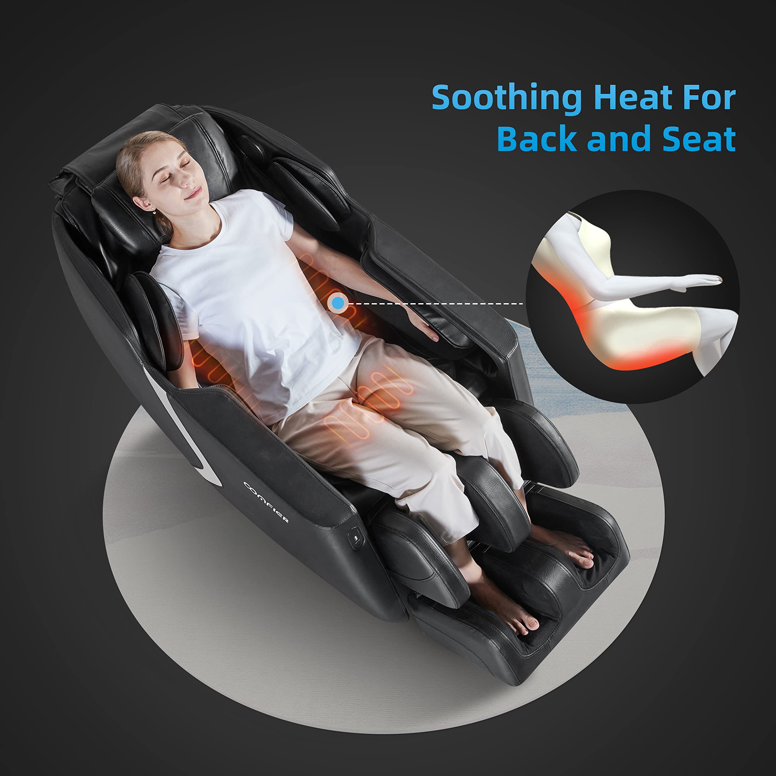 comfier-full-body-massage-chair-recliner-with-zero-gravity-shiatsu-deep-kneading image 5