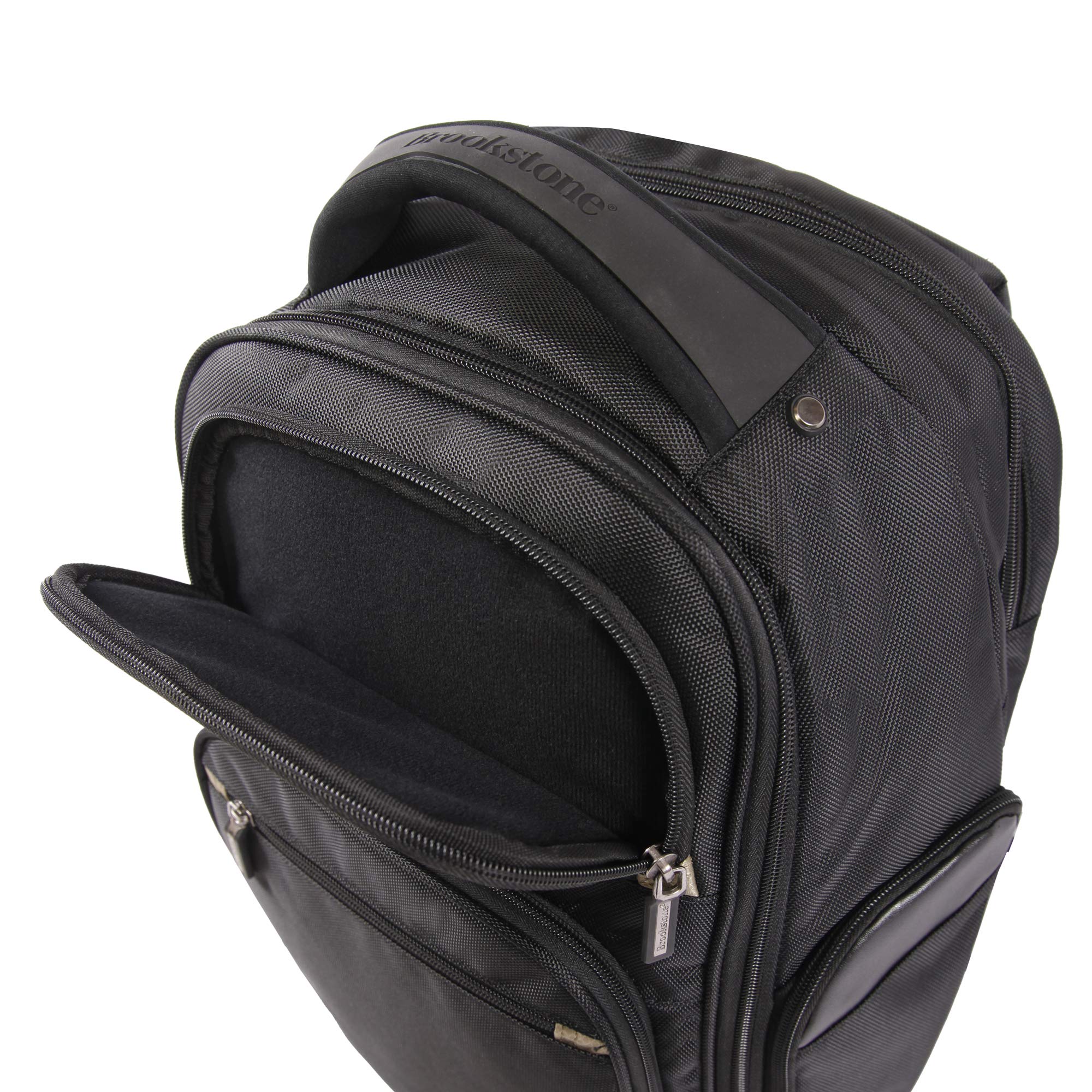 brookstone-hayes-laptop-backpack-black-gold-18-inch image 7