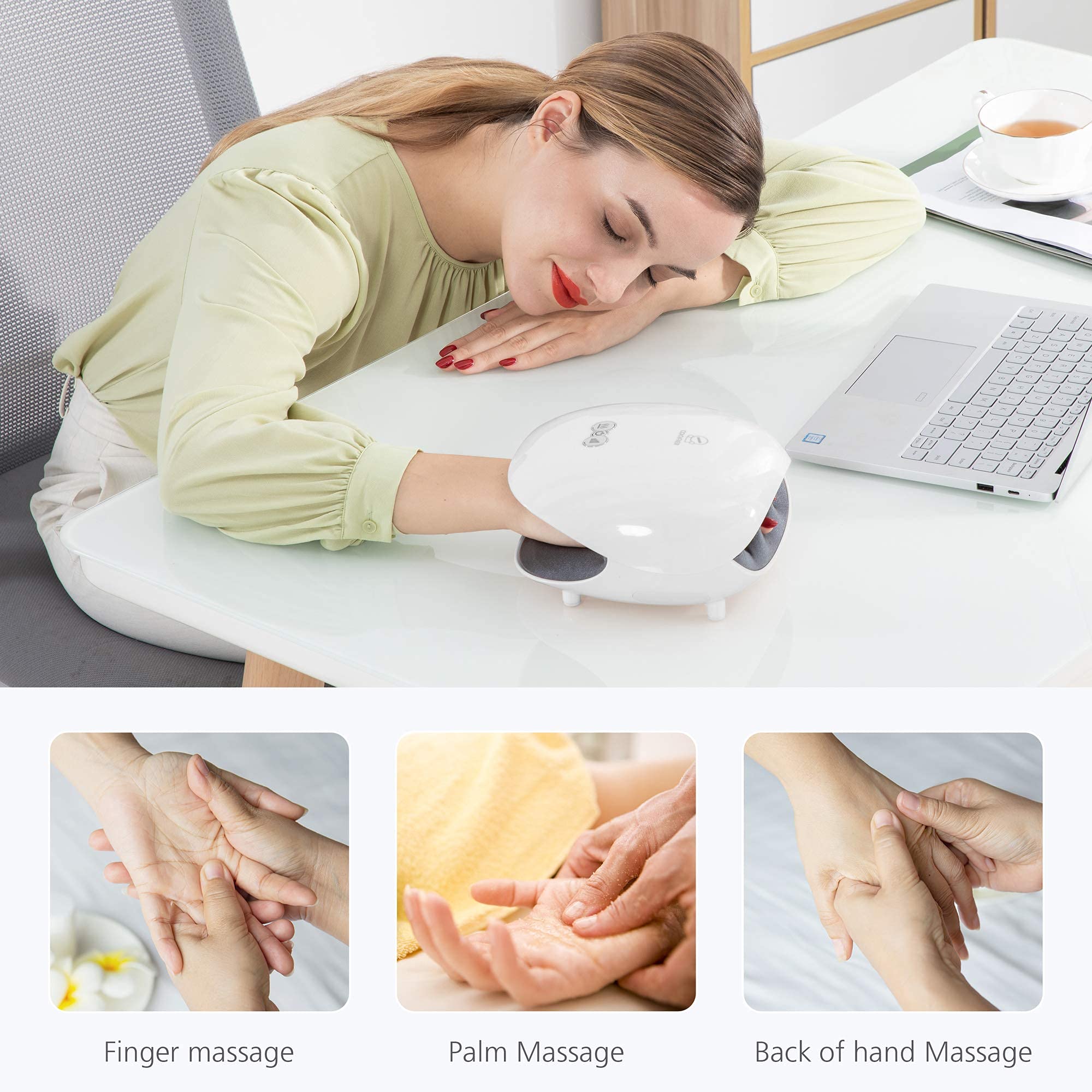 comfier-heating-pad-wireless-hand-massager-adjustable-heat-and-compression-with- image 4