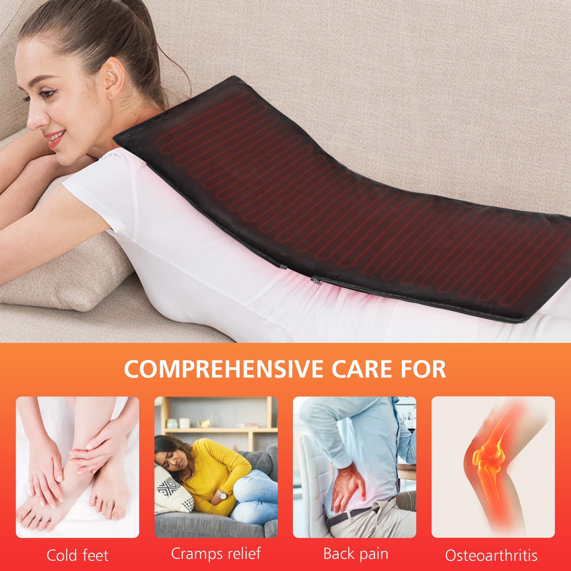 comfier-2-in-1-foot-warmer-and-heating-pad-12v-low-voltage-washable-60-minute-au image 3