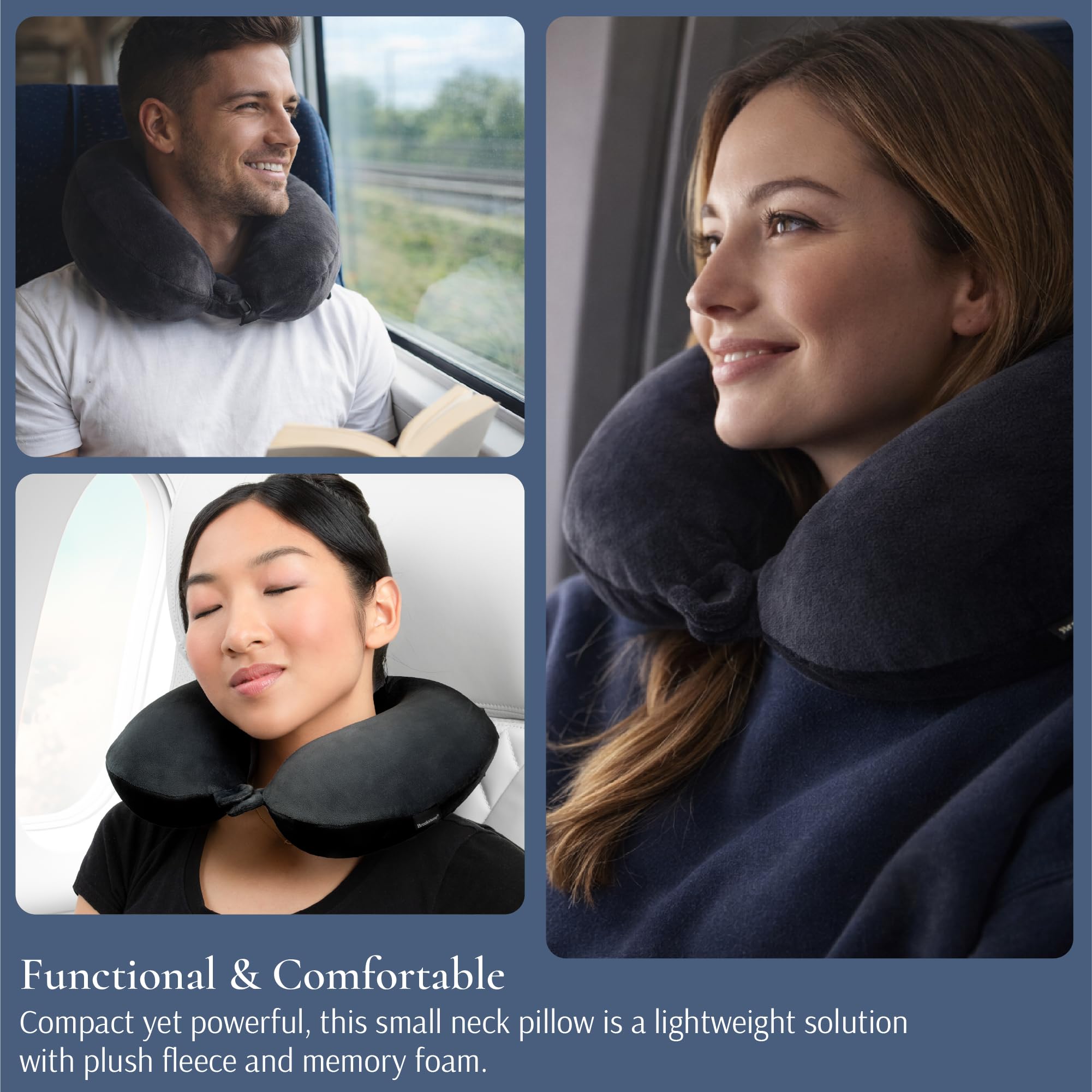 brookstone-travel-neck-pillow-lightweight-u-shaped-memory-foam-pillow-for-airpla image 4