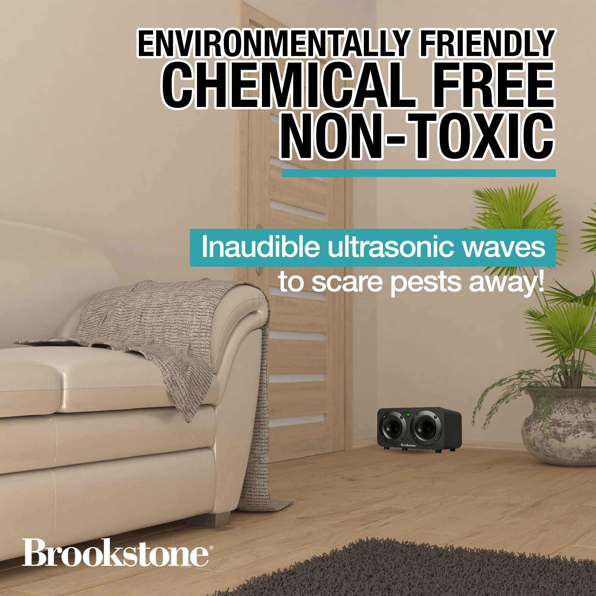brookstone-ultrasonic-high-frequency-repeller-dual-speaker-technology-6-450-sq-f image 3