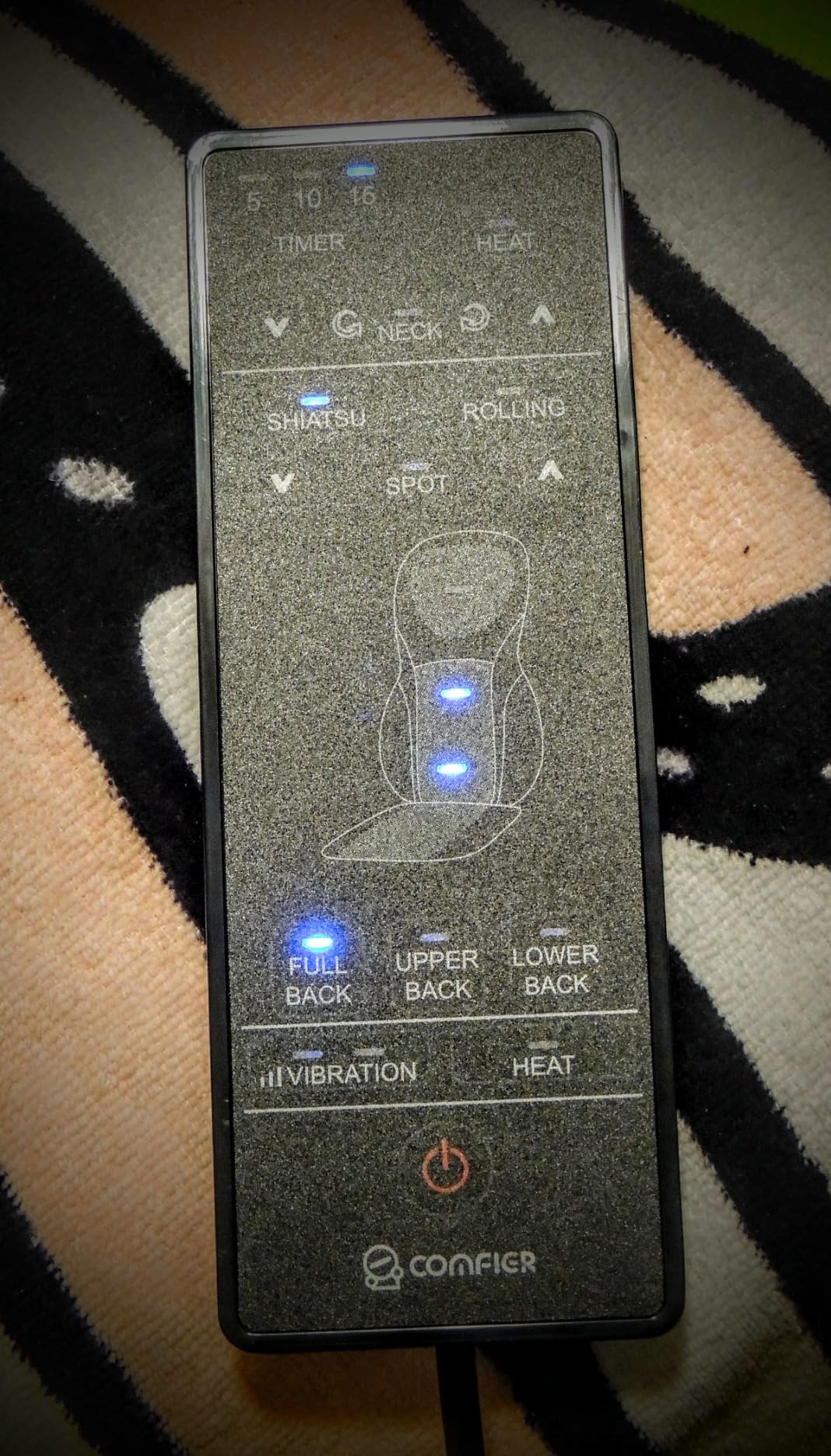 Great massager, a bit stiff