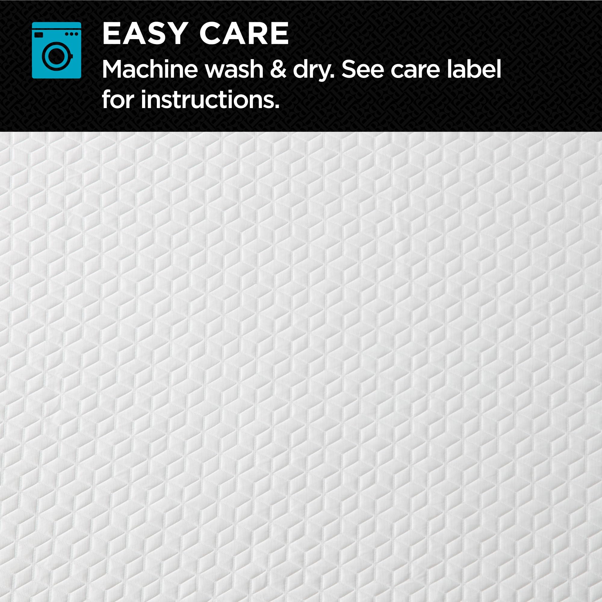 brookstone-ultimate-mattress-protector-with-cool-touch-premium-polyester-and-pol image 4
