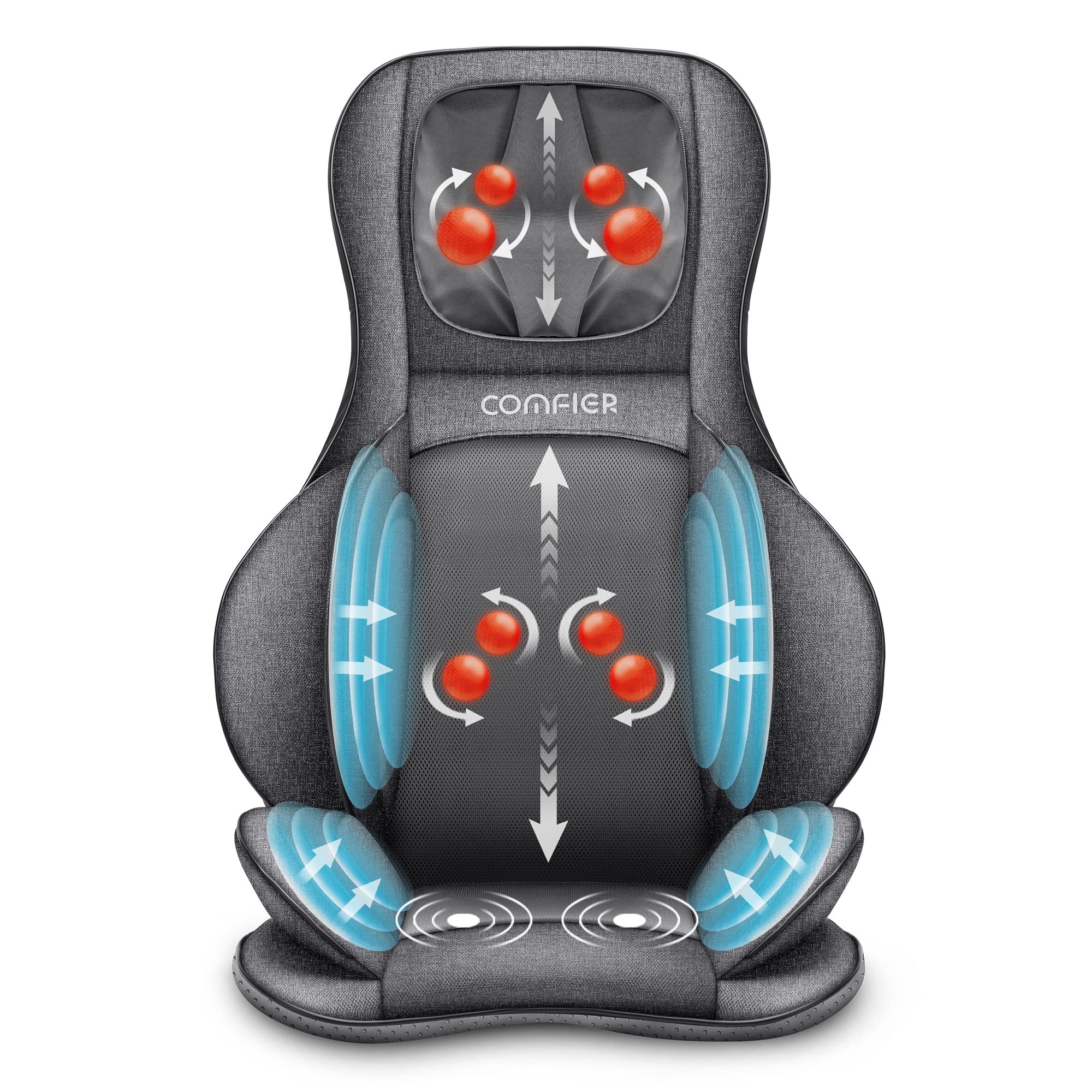 comfier-2d-3d-shiatsu-neck-back-massager-with-heat-compression-vibration-full-bo image 1
