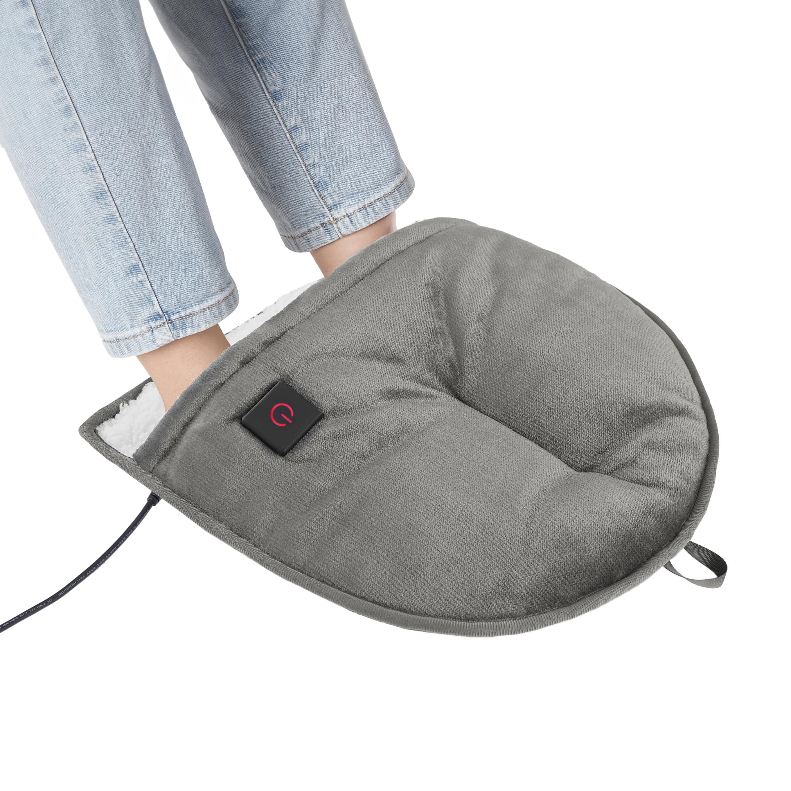 brookstone-electric-foot-warmer-with-4-heat-settings-sherpa-lined-4-hour-auto-of image 6