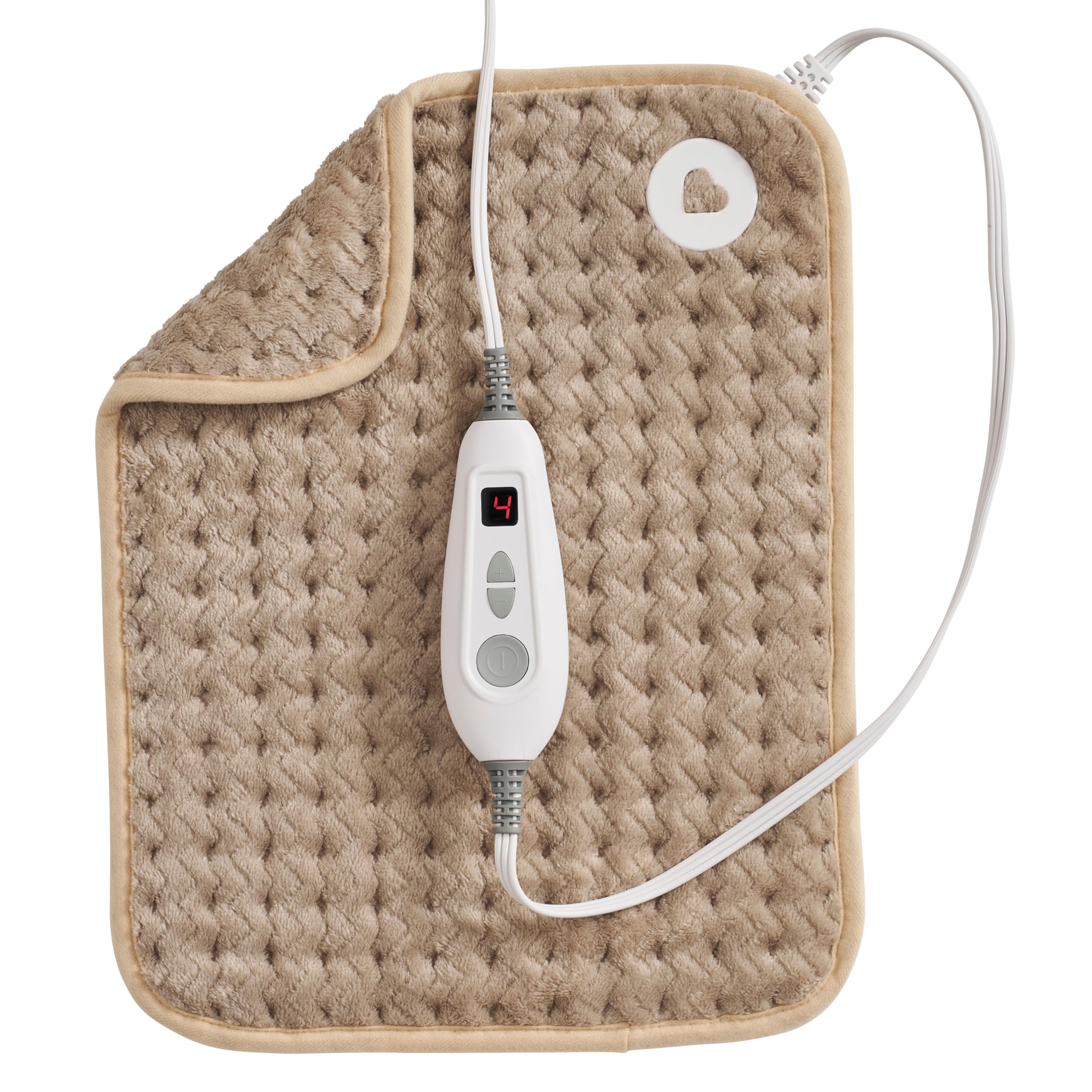 brookstone-herringbone-portable-heating-pad-6-heat-settings-super-soft-plush-mac image 6