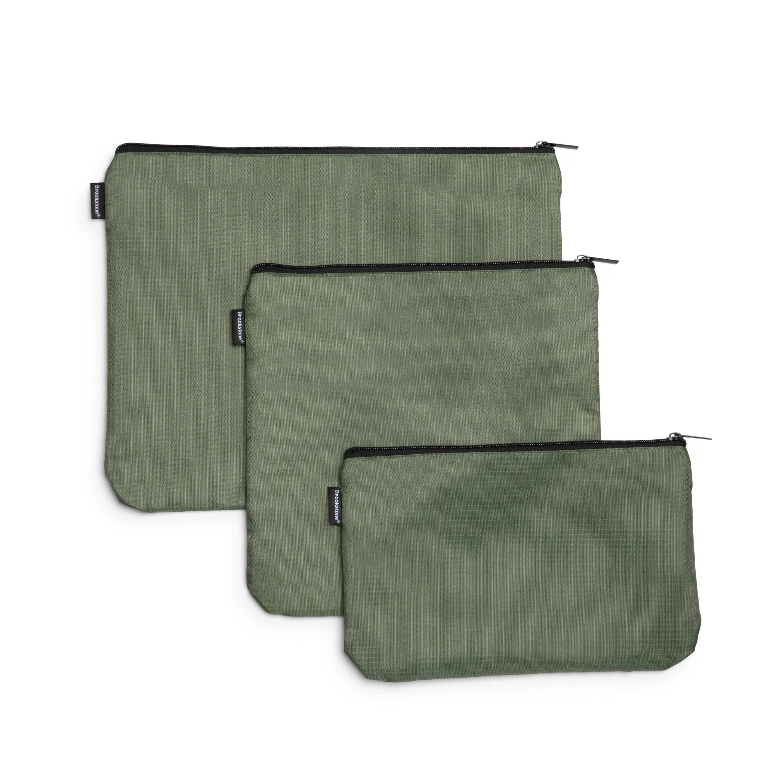 brookstone-travel-pouche-set-3-piece-flexible-and-expandable-zippered-pouch-set- image 8