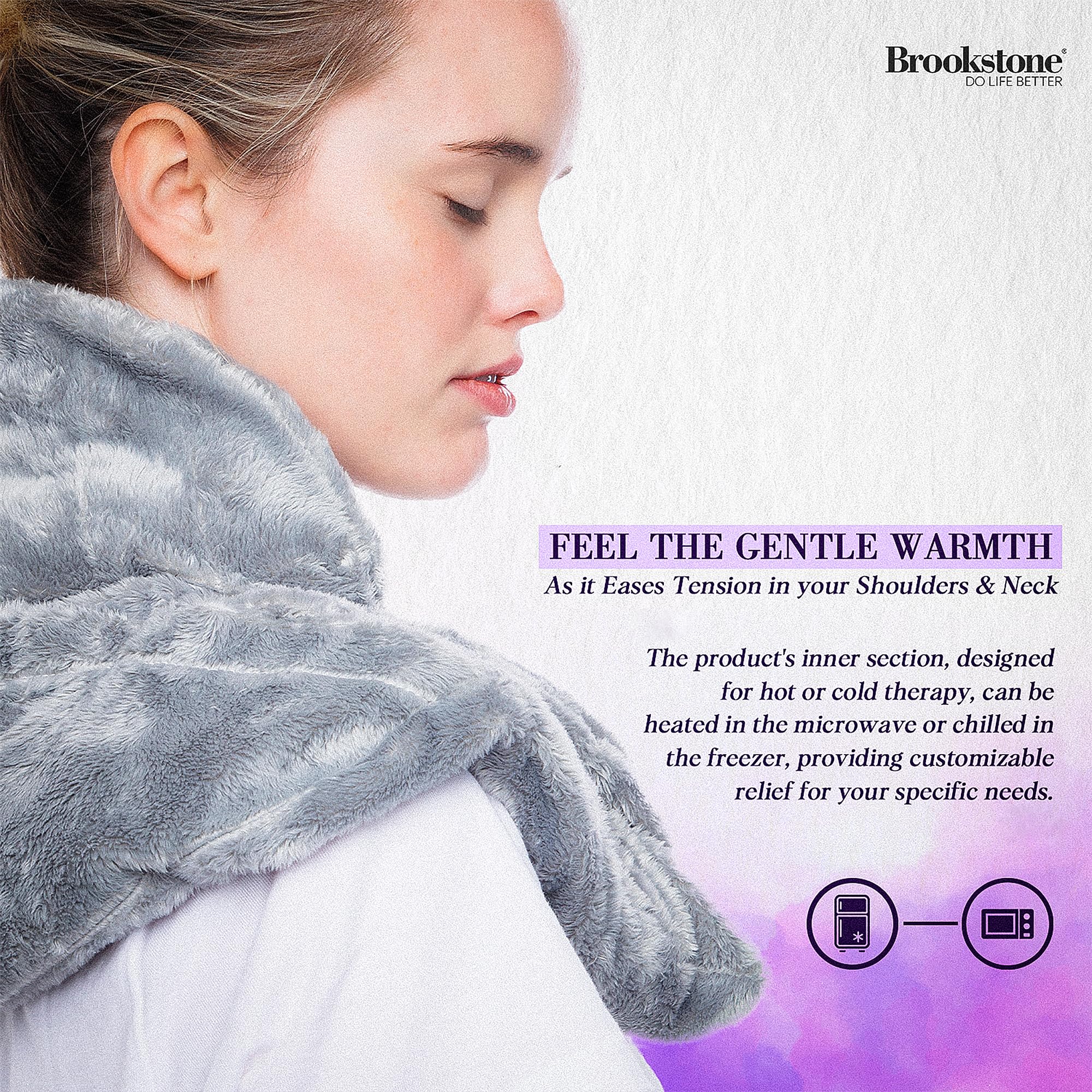 brookstone-thera-spa-cooling-warming-heated-neck-shoulder-wrap-lavender-infused--2 image 5