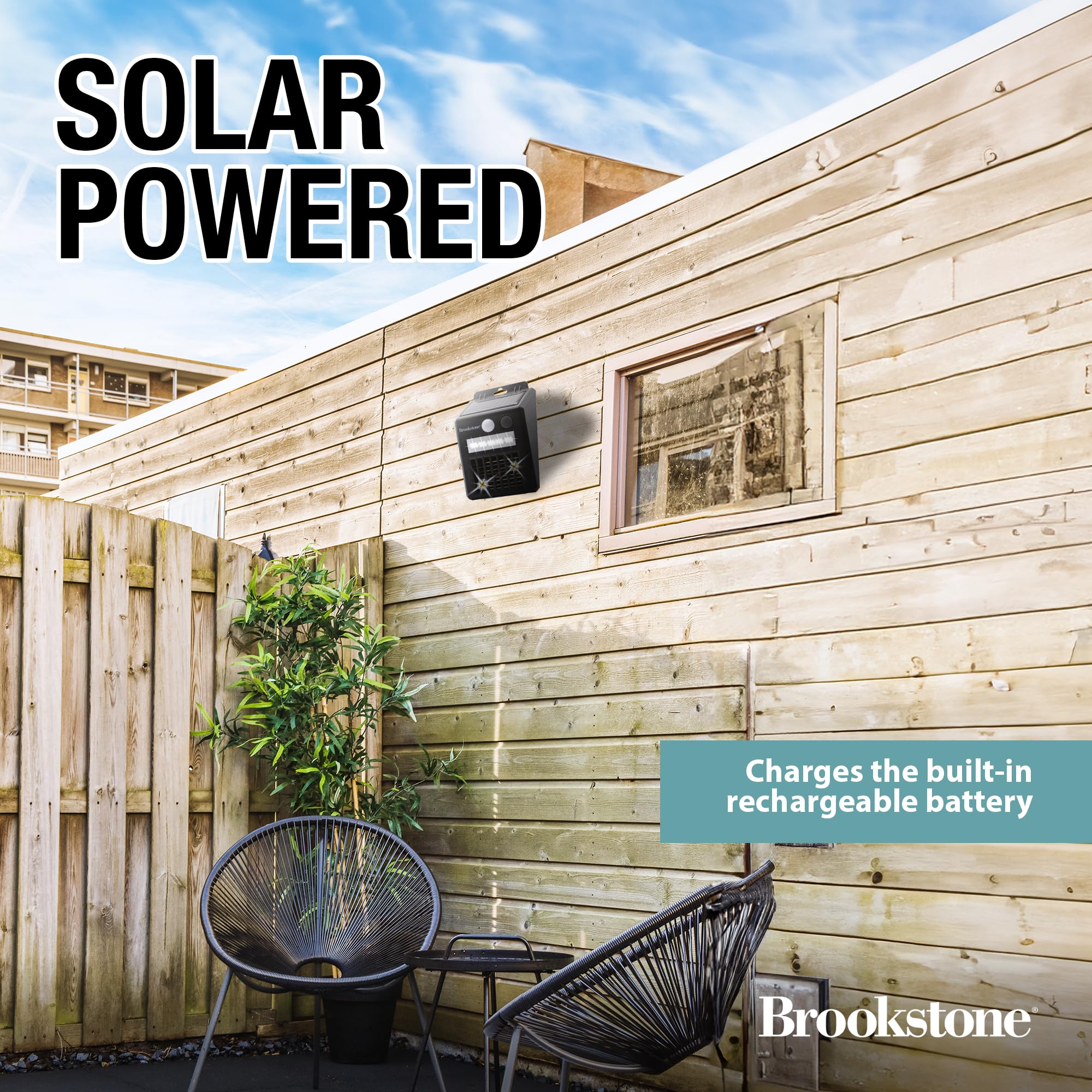 brookstone-rechargeable-solar-powered-bug-zapper-and-floodlight-2-in-1-outdoor-p image 2
