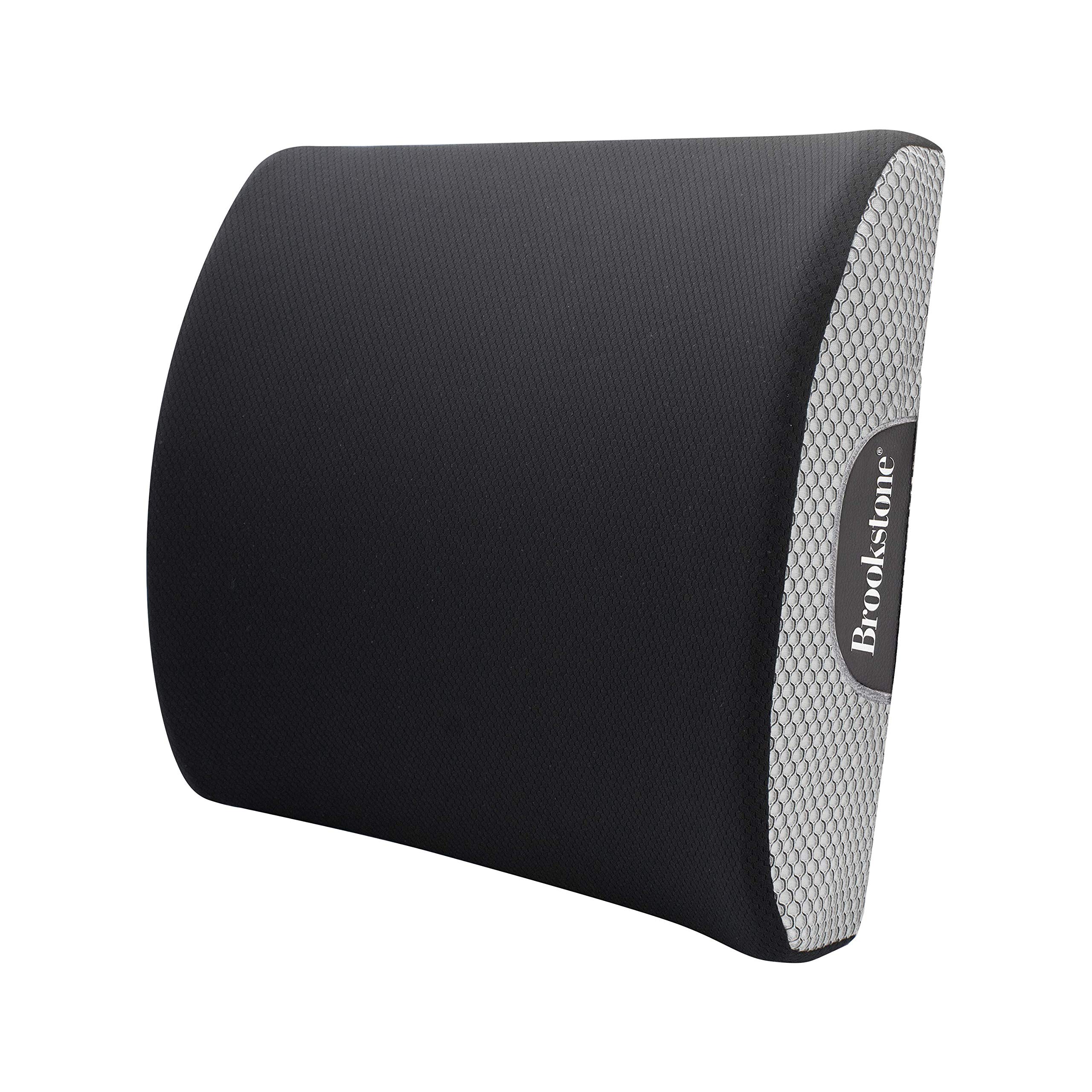 brookstone-luxurious-lumbar-support-pillow-premium-memory-foam-back-cushion-for- image 7