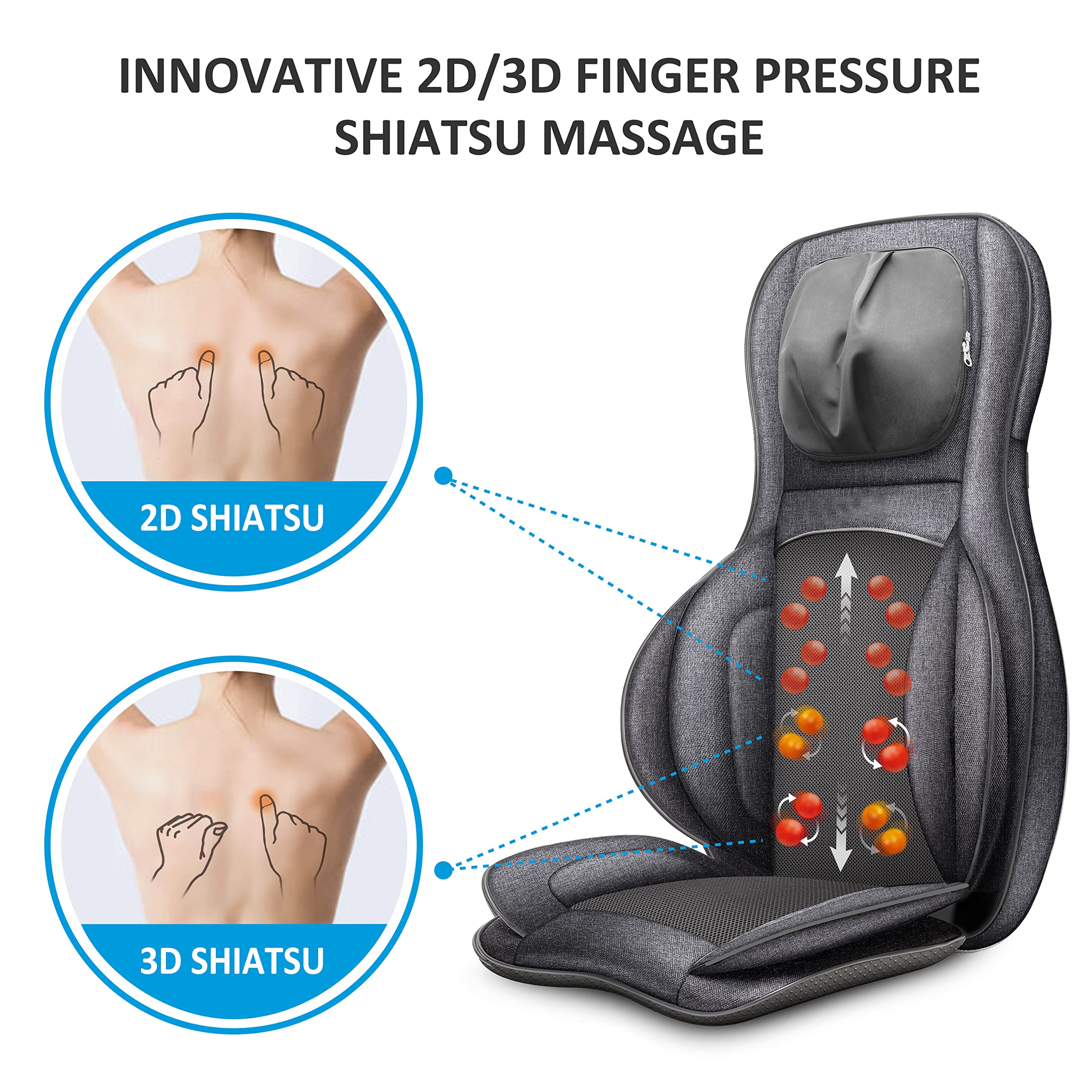 comfier-2d-3d-shiatsu-neck-back-massager-with-heat-compression-vibration-full-bo image 3