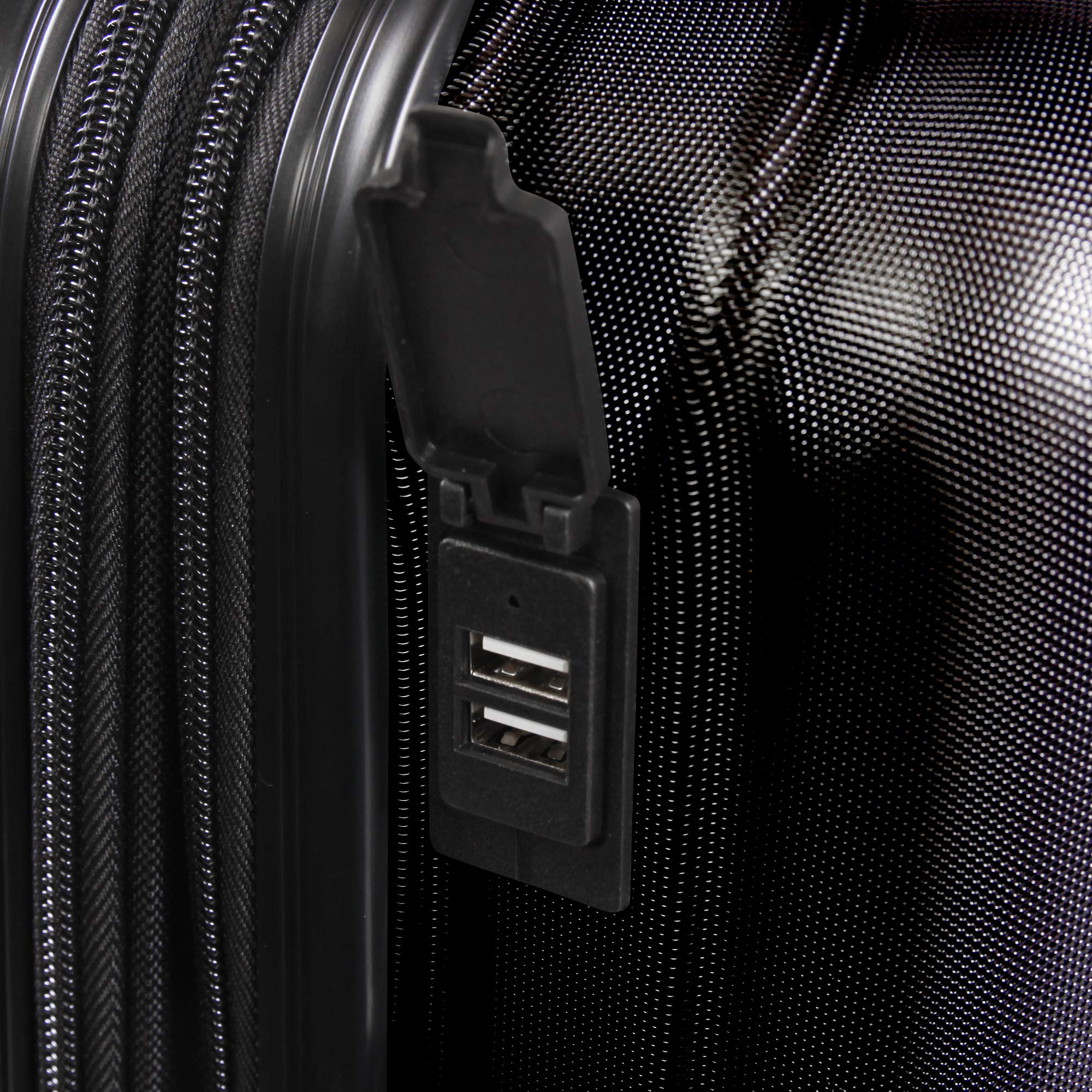 brookstone-nelson-21-spinner-suitcase-carry-on-with-usb-port-tsa-lock-expandable image 8