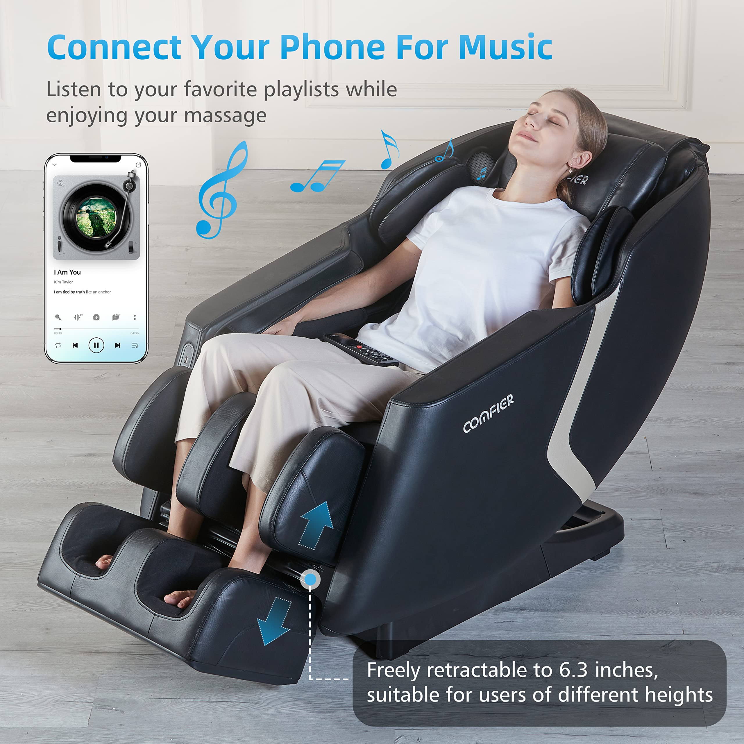 comfier-full-body-massage-chair-recliner-with-zero-gravity-shiatsu-deep-kneading image 7