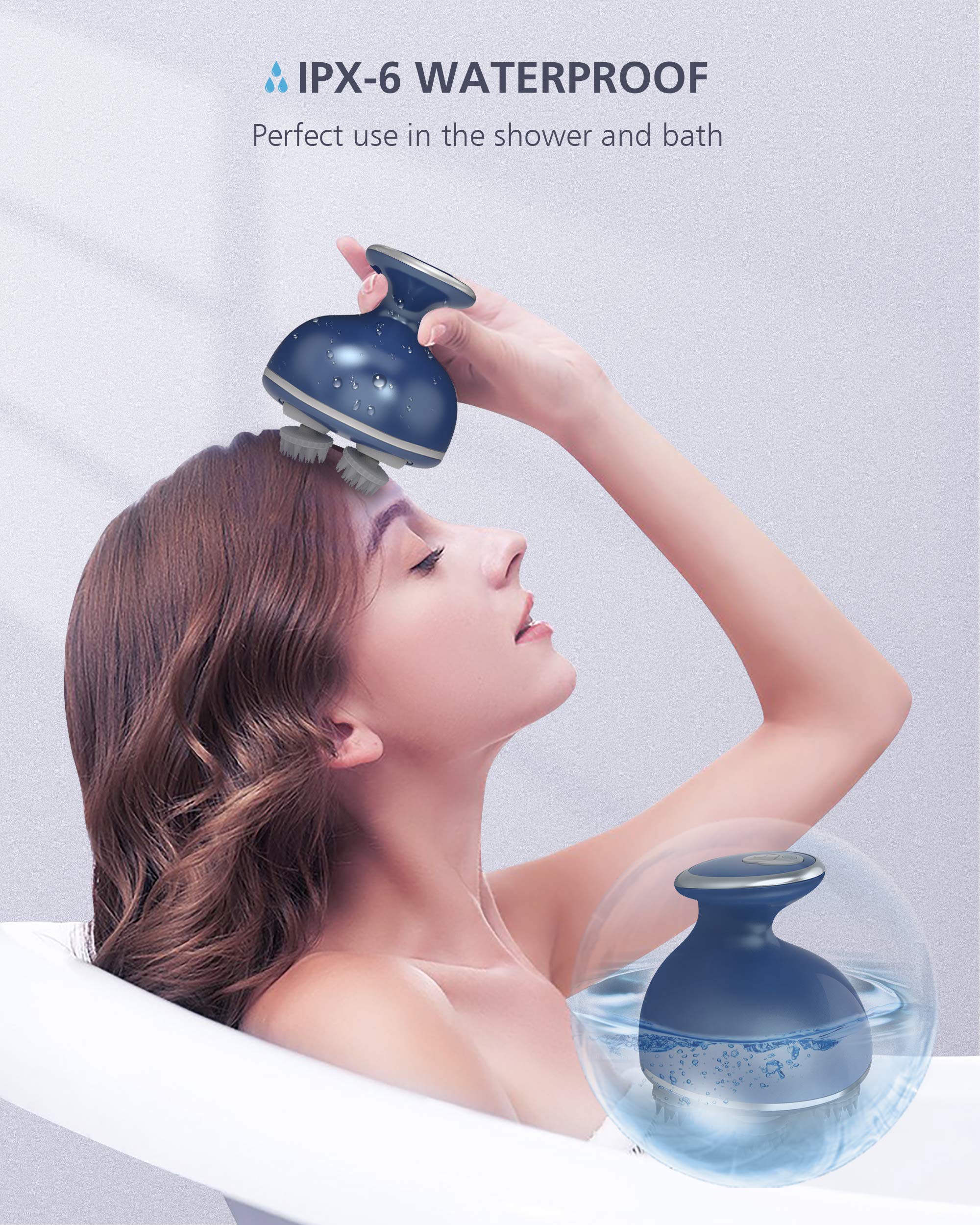 comfier-cordless-scalp-massager-with-4-kneading-massage-heads-68-nodes-waterproo image 4