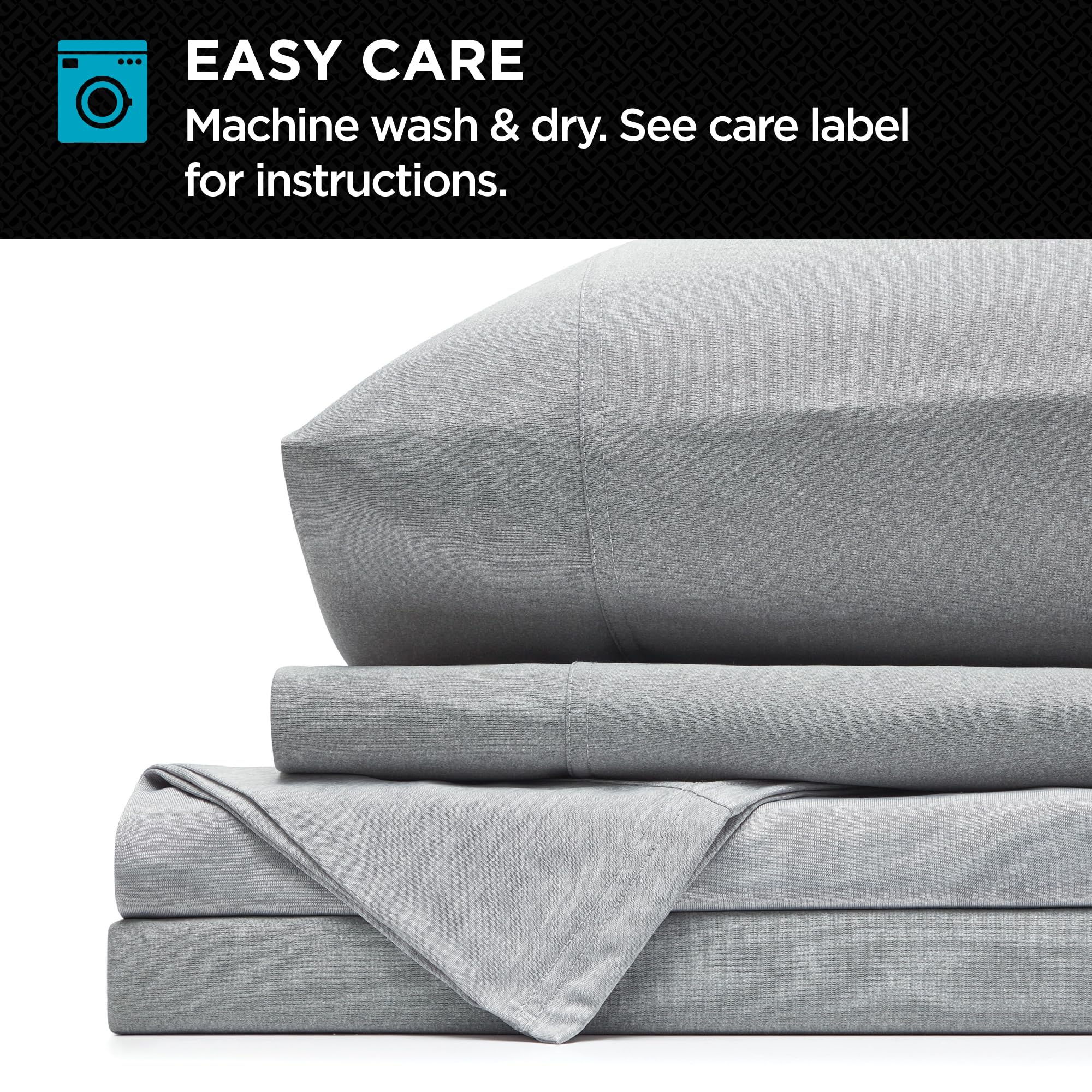 brookstone-comfort-queen-sheet-set-4-piece-cooling-knit-sheets-for-hot-sleepers- image 6