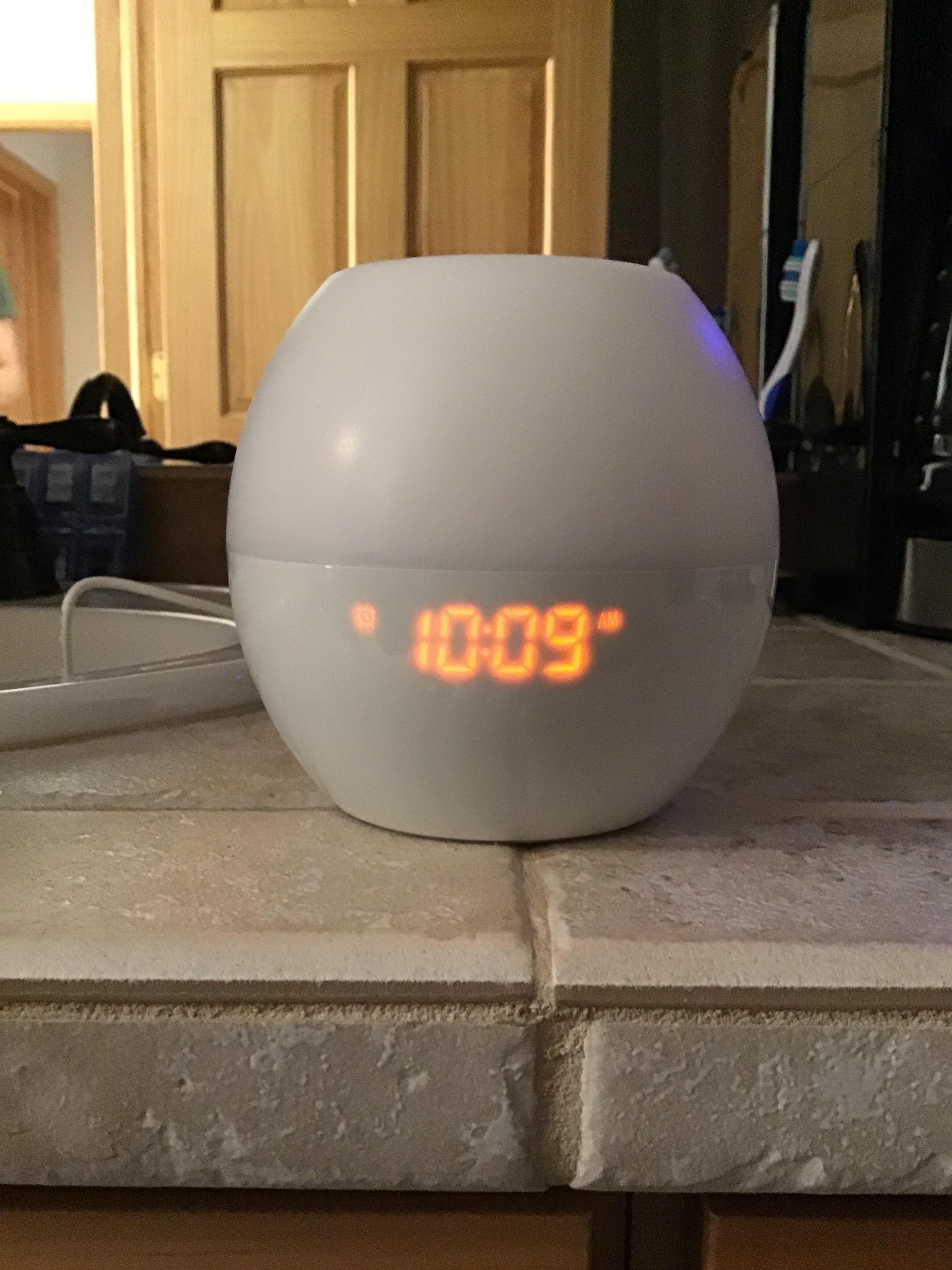 A solid alarm clock
